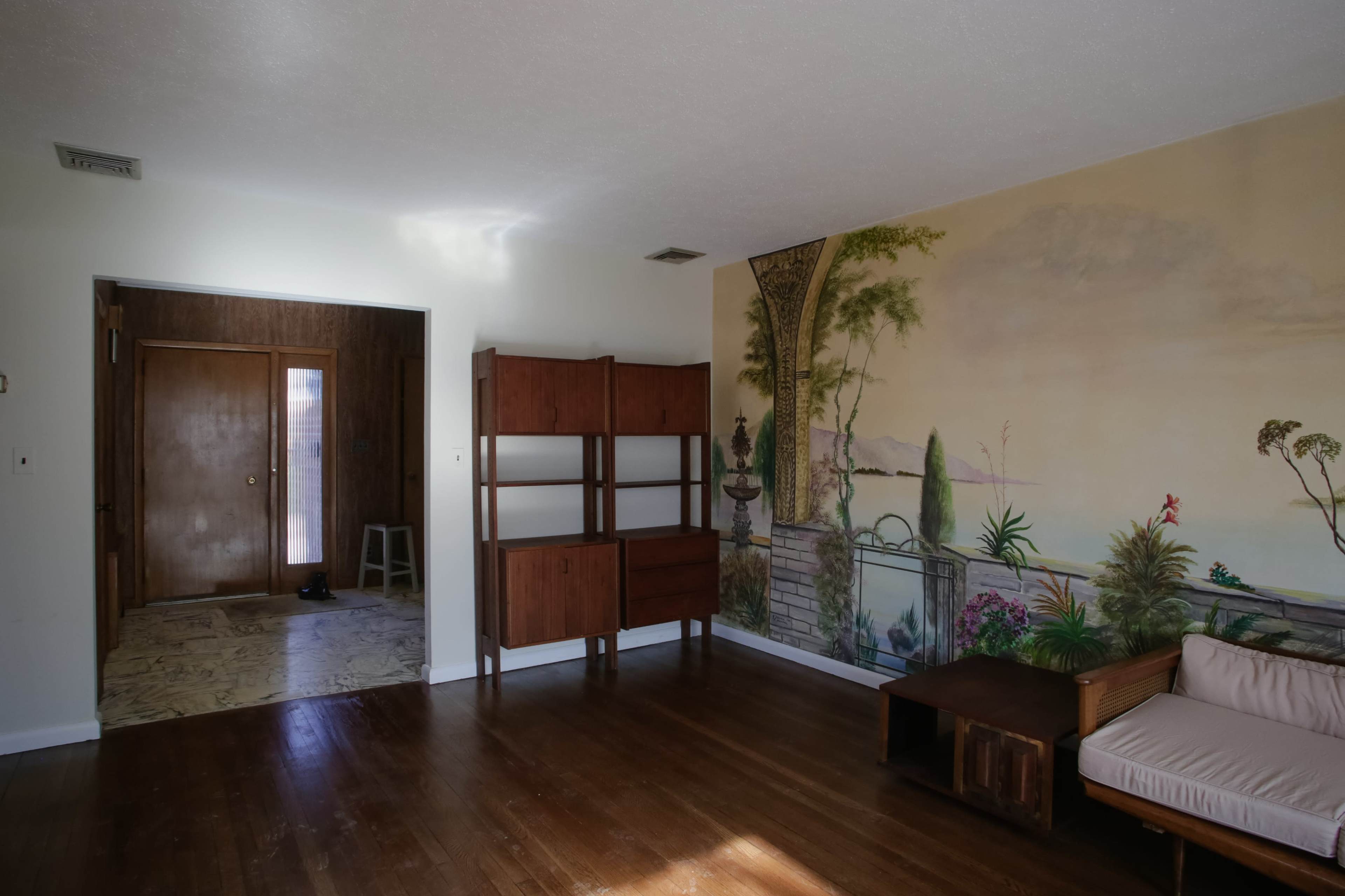 Retro Wallpapered Furnished House with Mid-Century Charm Image in Little Neck, Little Neck, NY