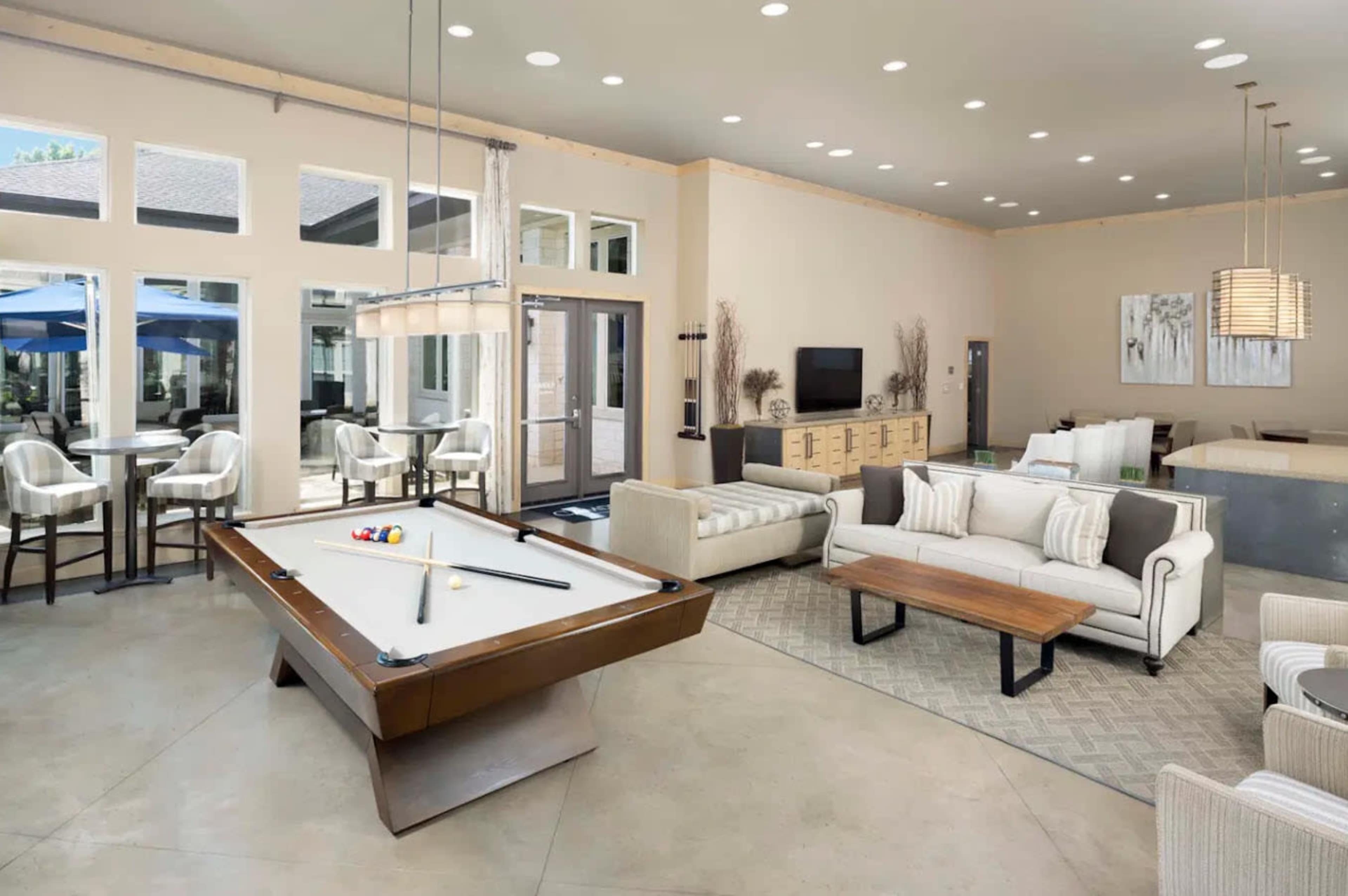 Open-Concept Gaming Lounge with Entertaining Kitchen in North Austin - La Frontera Image in La Frontera, Round Rock, TX