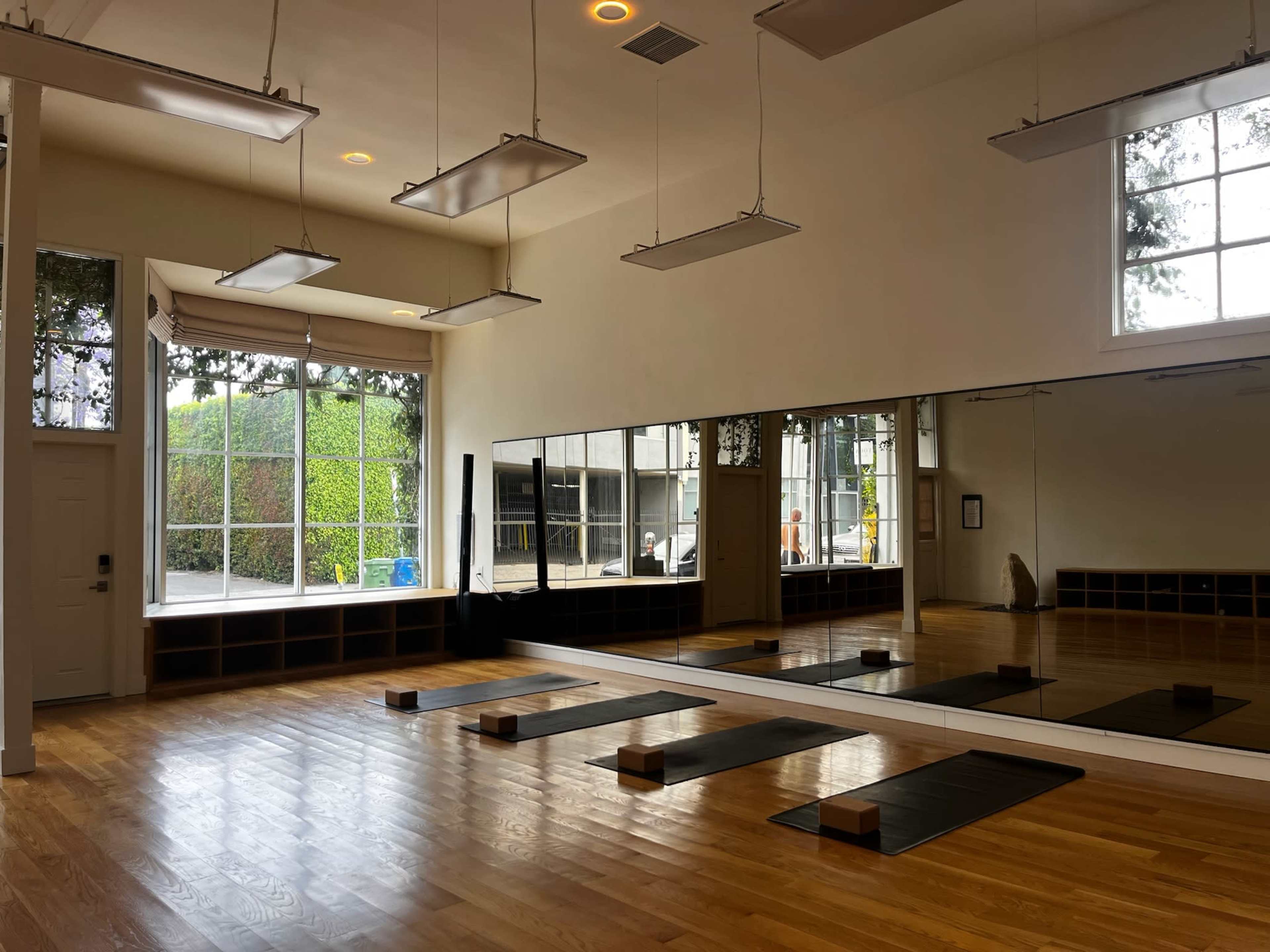 Quaint neighborhood yoga studio beautifully designed with magnificent light and energy in the heart of LA. Image in Beverly Grove, Los Angeles, CA