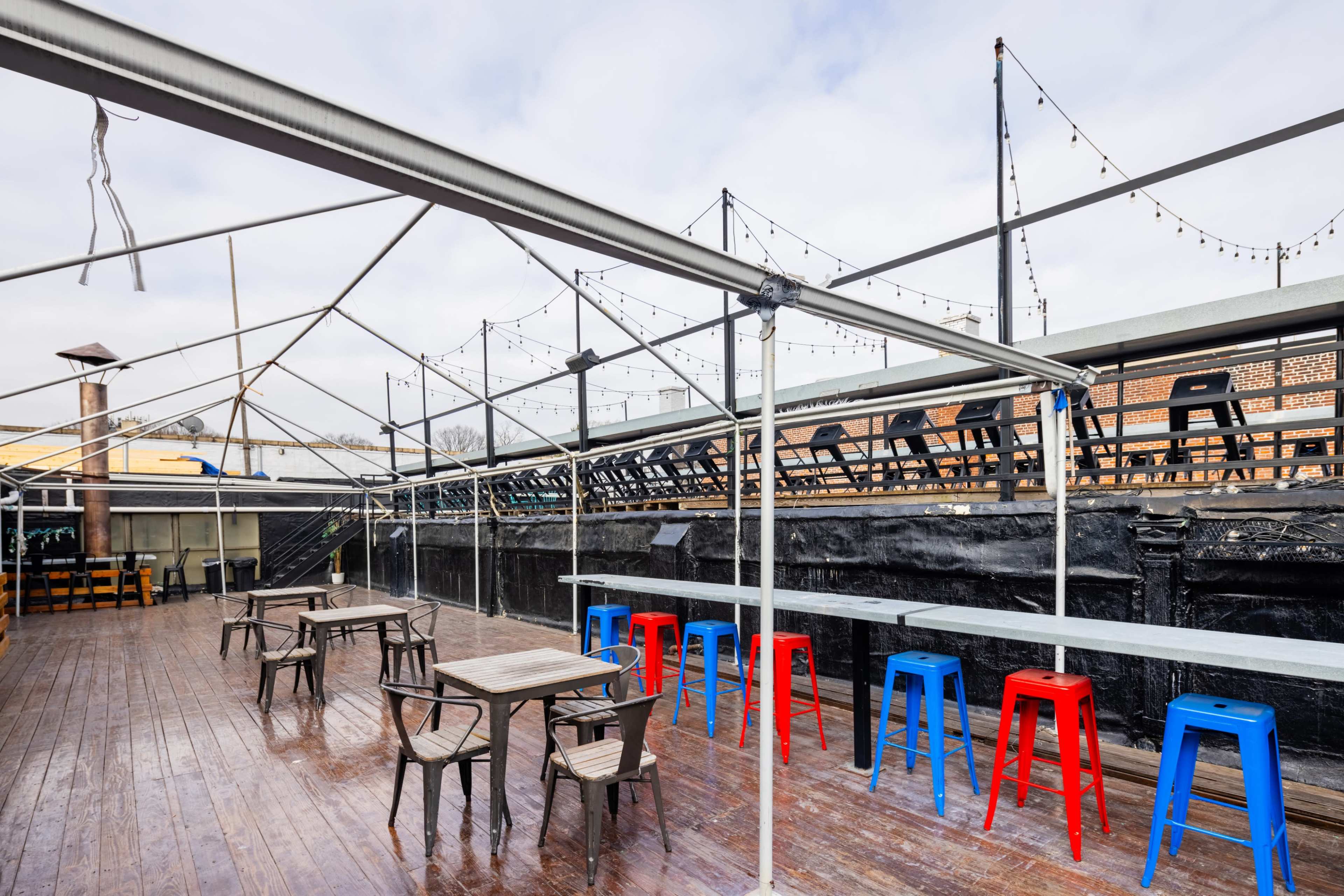 3,500 SF BKLYN Commons , Rooftop event space- 250 person spacious rooftop steps away from Prospect Park Image in Little Caribbean, Brooklyn, NY