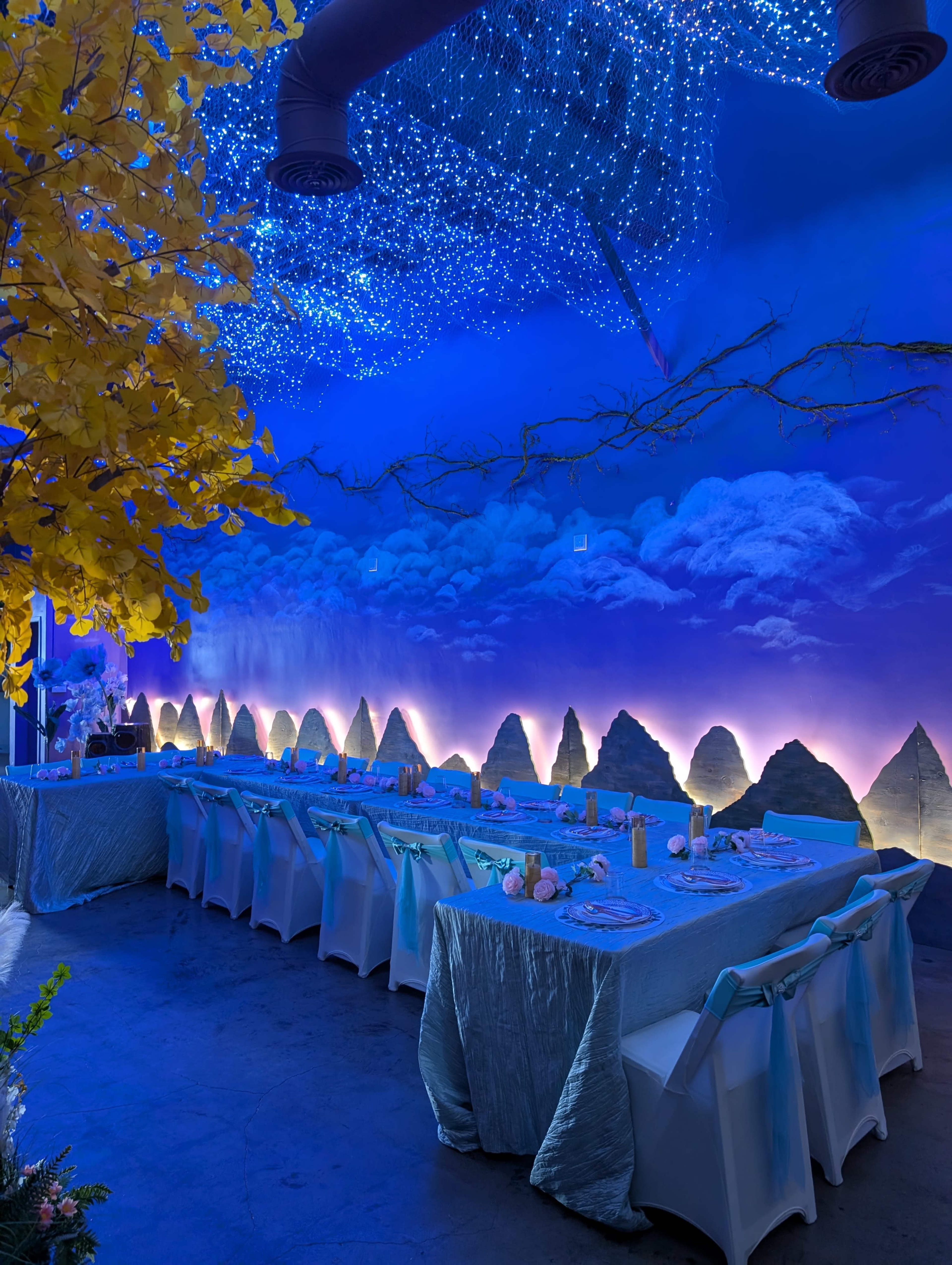 Starry Night Garden Image in Alhambra, Alhambra, CA