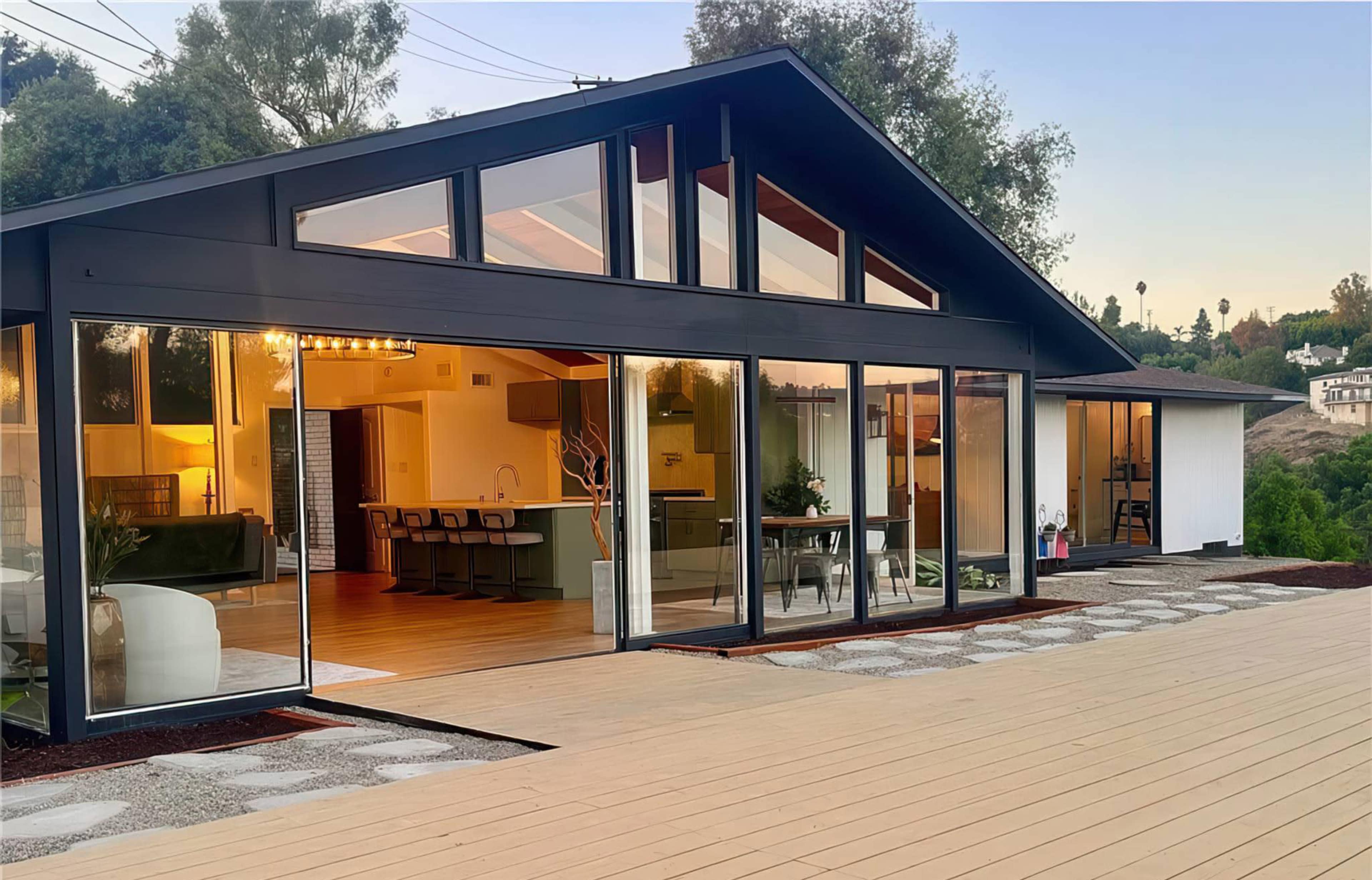 Mid Century Modern Home w/ Panoramic City/Mountain Views Image in La Habra Heights, La Habra Heights, CA