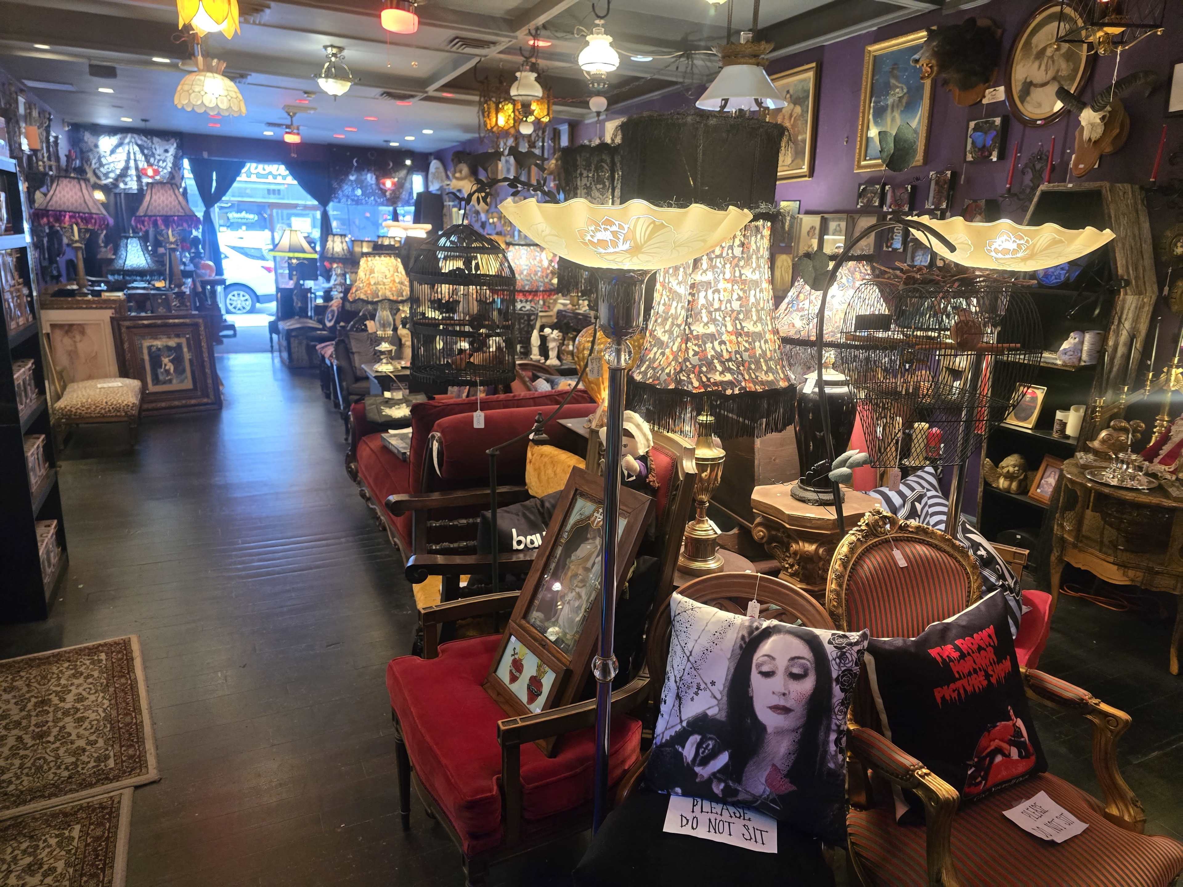 Gothic furniture store on South Street Image in Center City, Philadelphia, PA