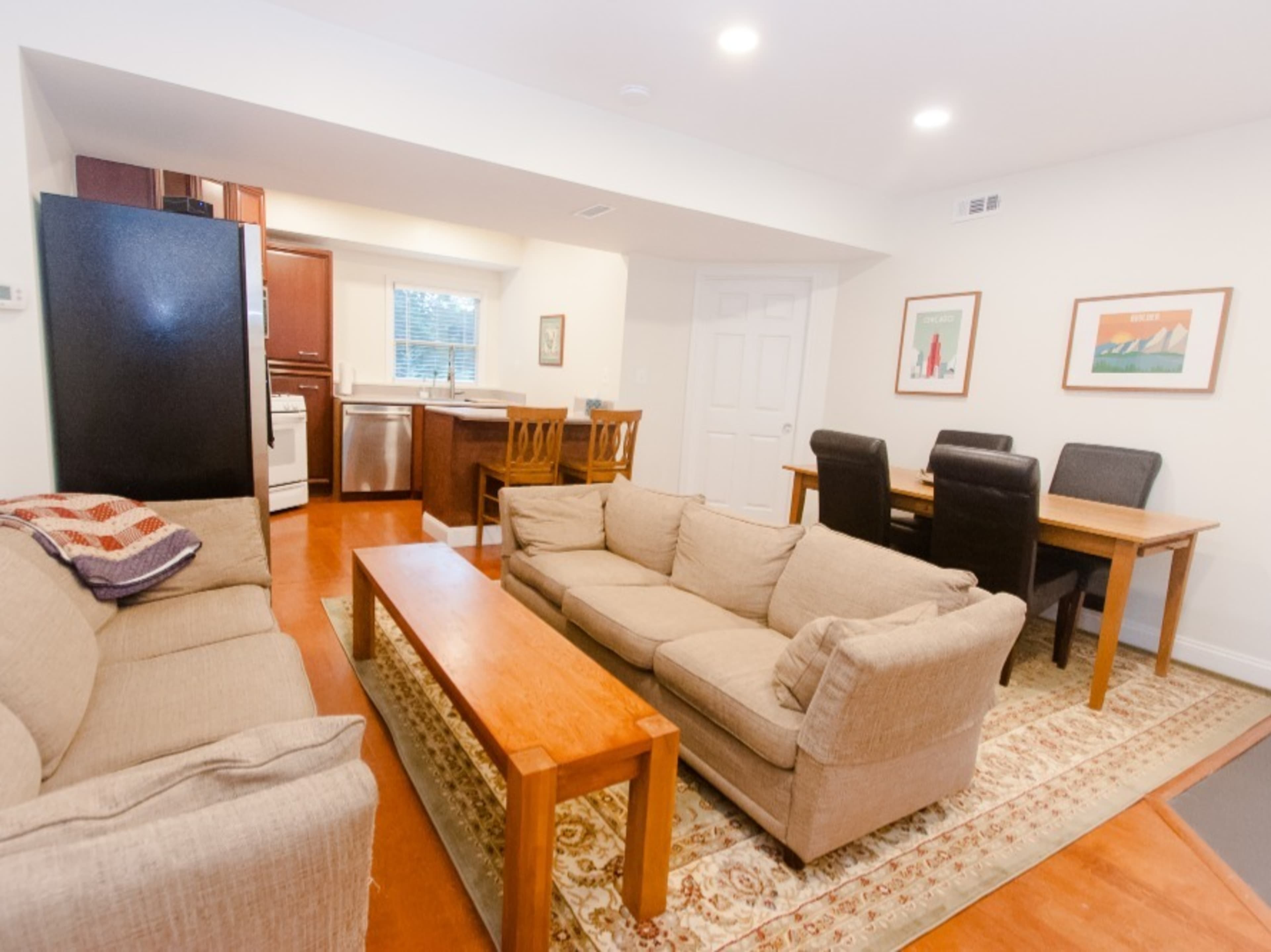 Short-term rental apartment Unit 1 (Lower Unit) 