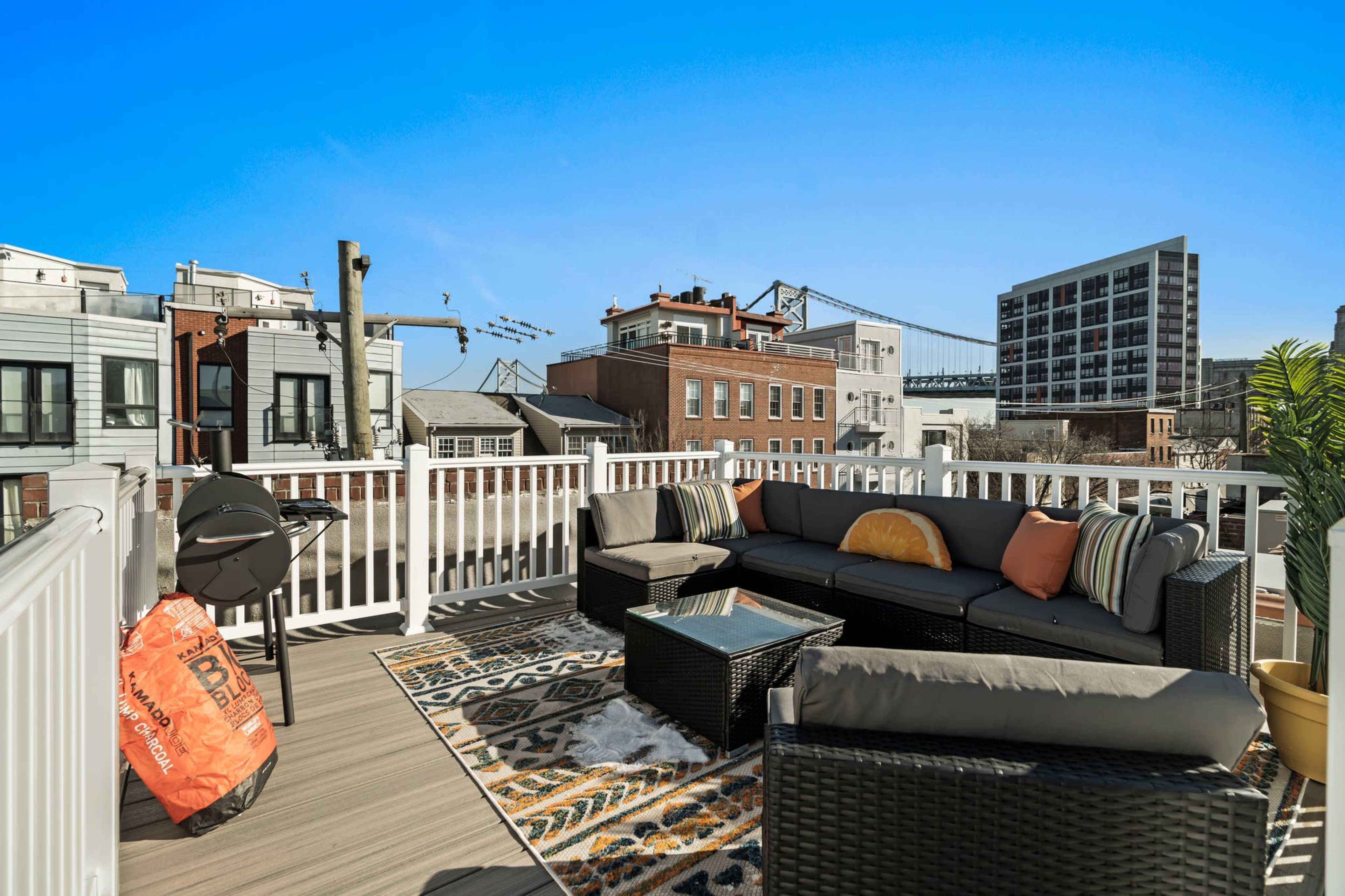 Prime Old City Condo: Free Parking + Skyline Views Image in Center City, Philadelphia, PA