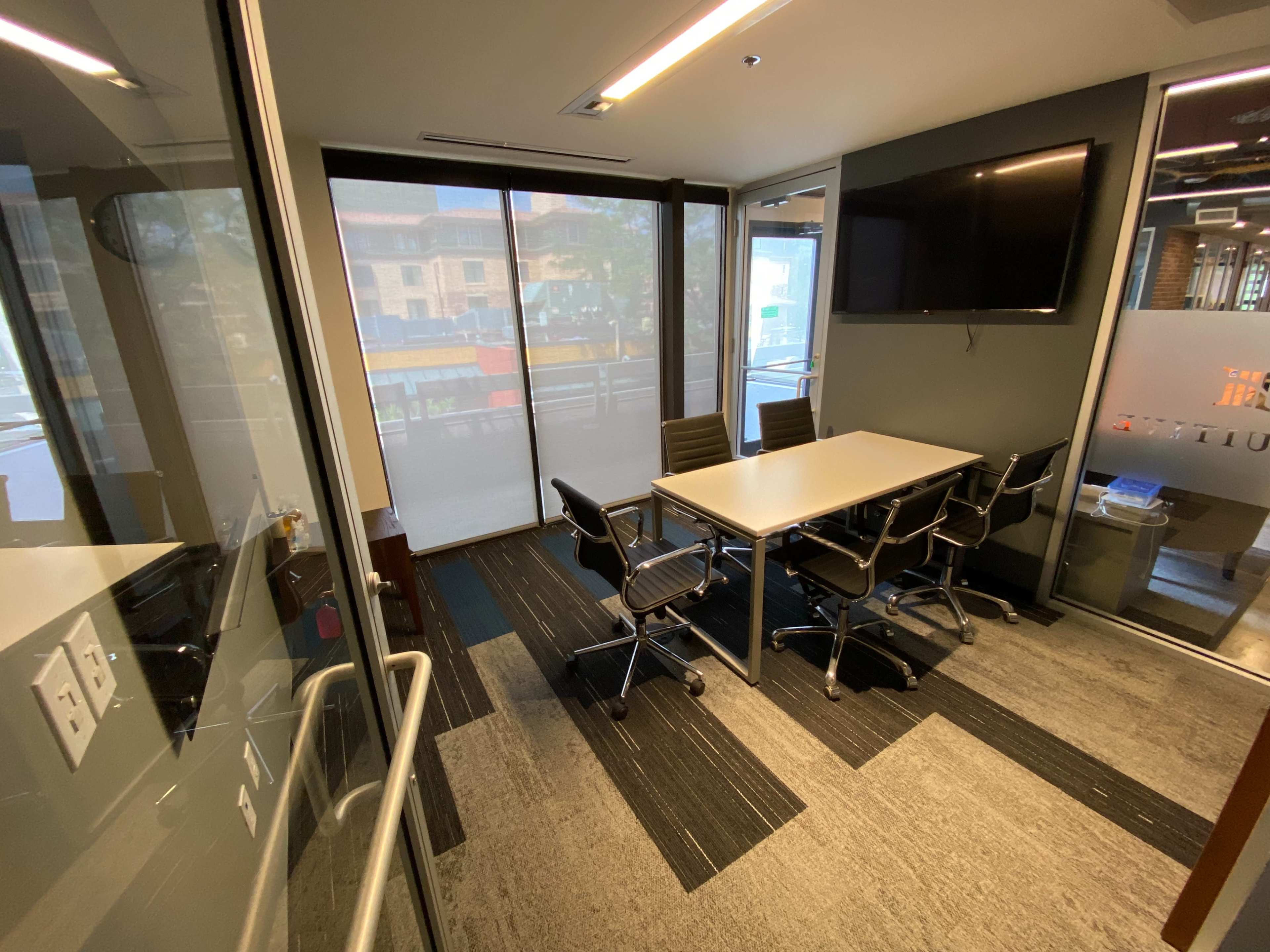 Modern Downtown Conference Room with Natural Light Image in Downtown, Boulder, CO