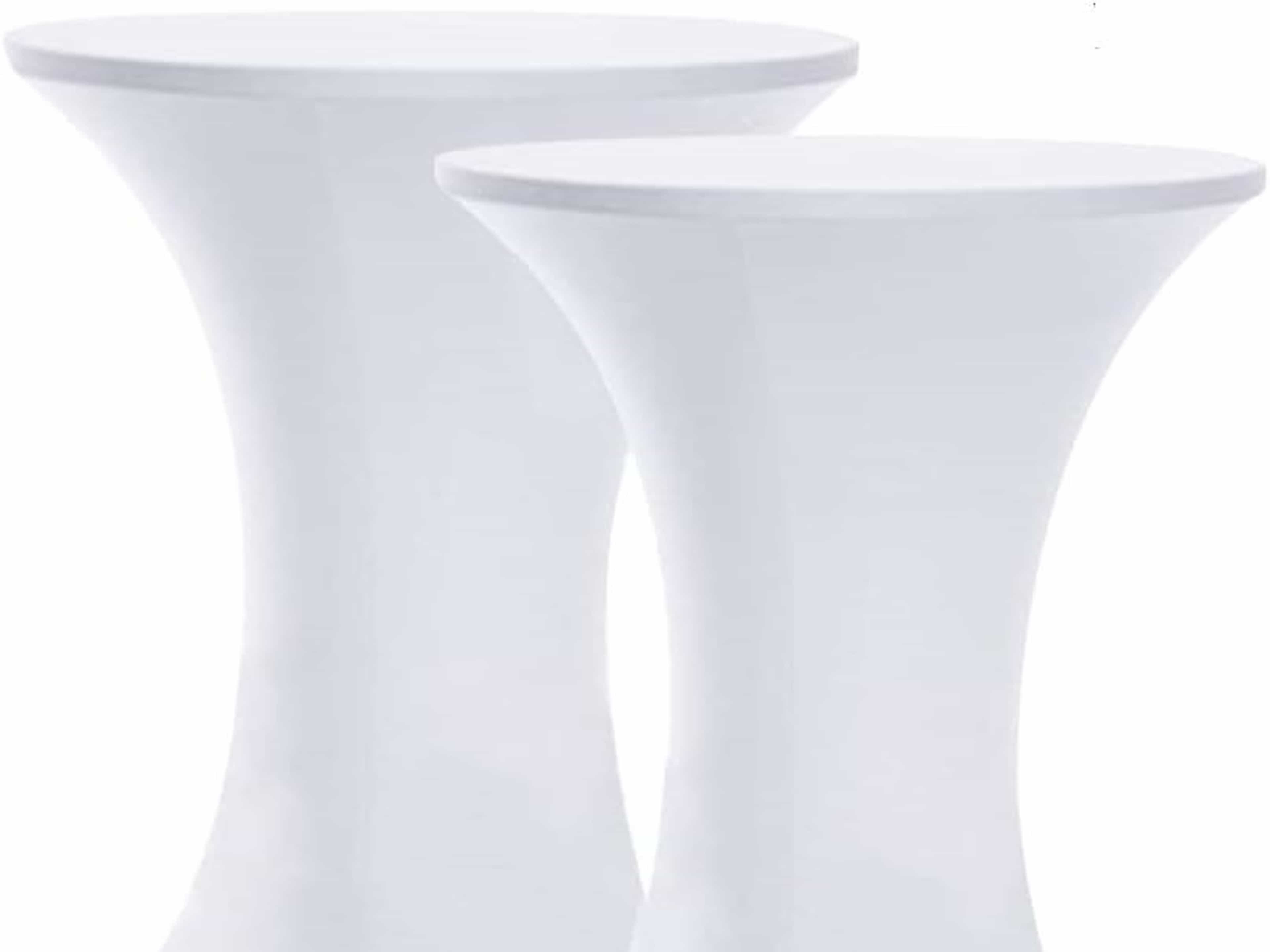 Cocktail Tables with spandex covers