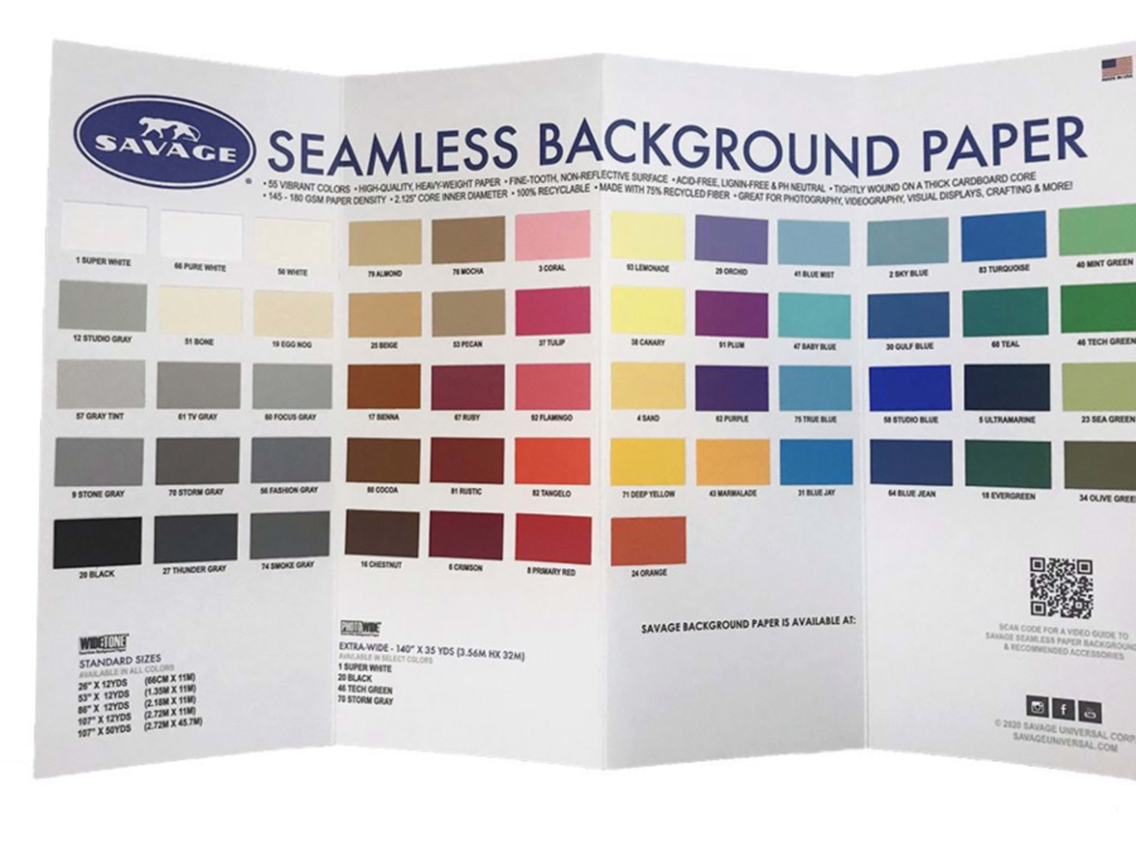 Specific color backdrop