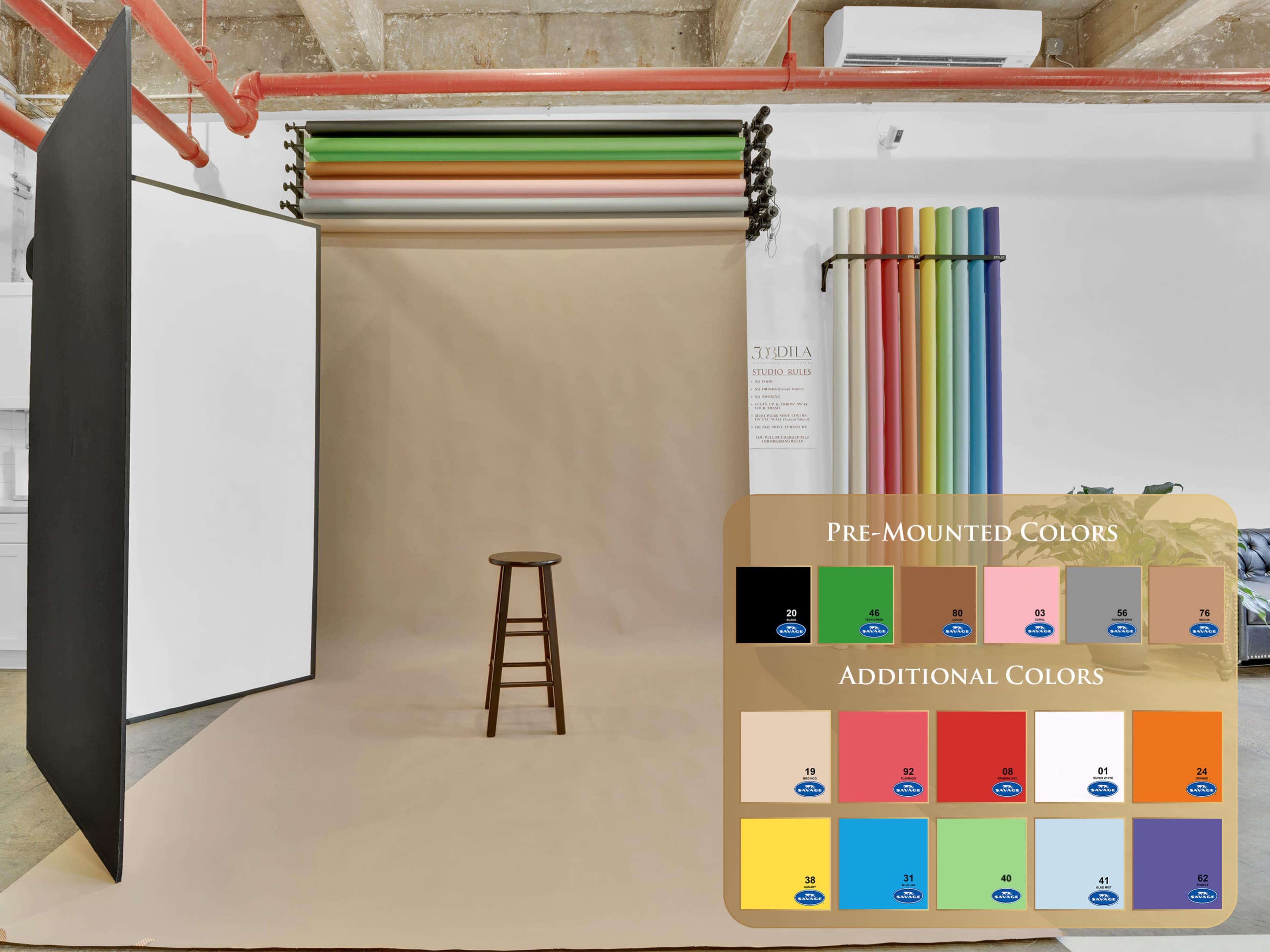 125: Affordable Natural Light Cyc Wall Studio w/ FREE Lighting & Equipment (AC & Heater Available!) Image in East Williamsburg, Brooklyn, NY
