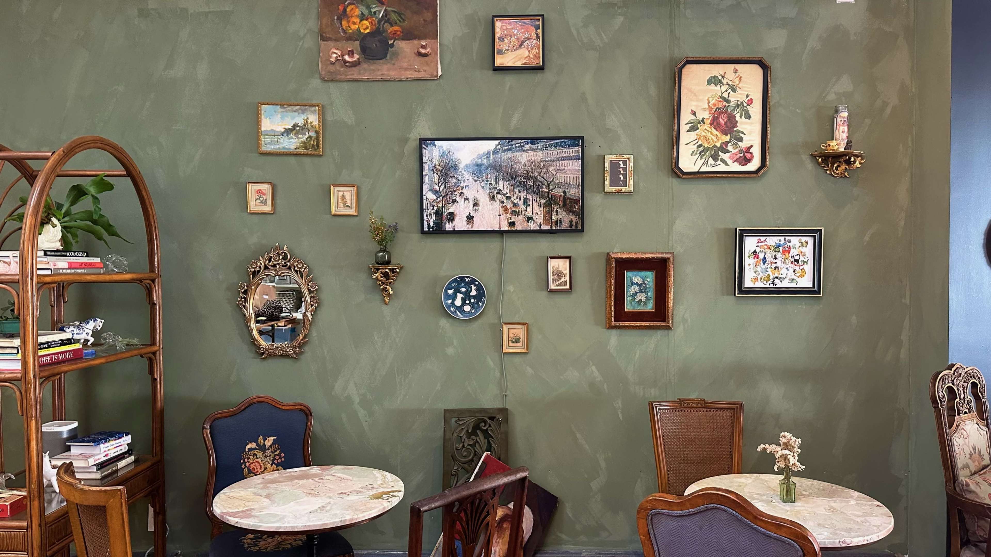 frenchie, romantic, and cozy cafe/flower shop in greenpoint Image in Greenpoint, Brooklyn, NY
