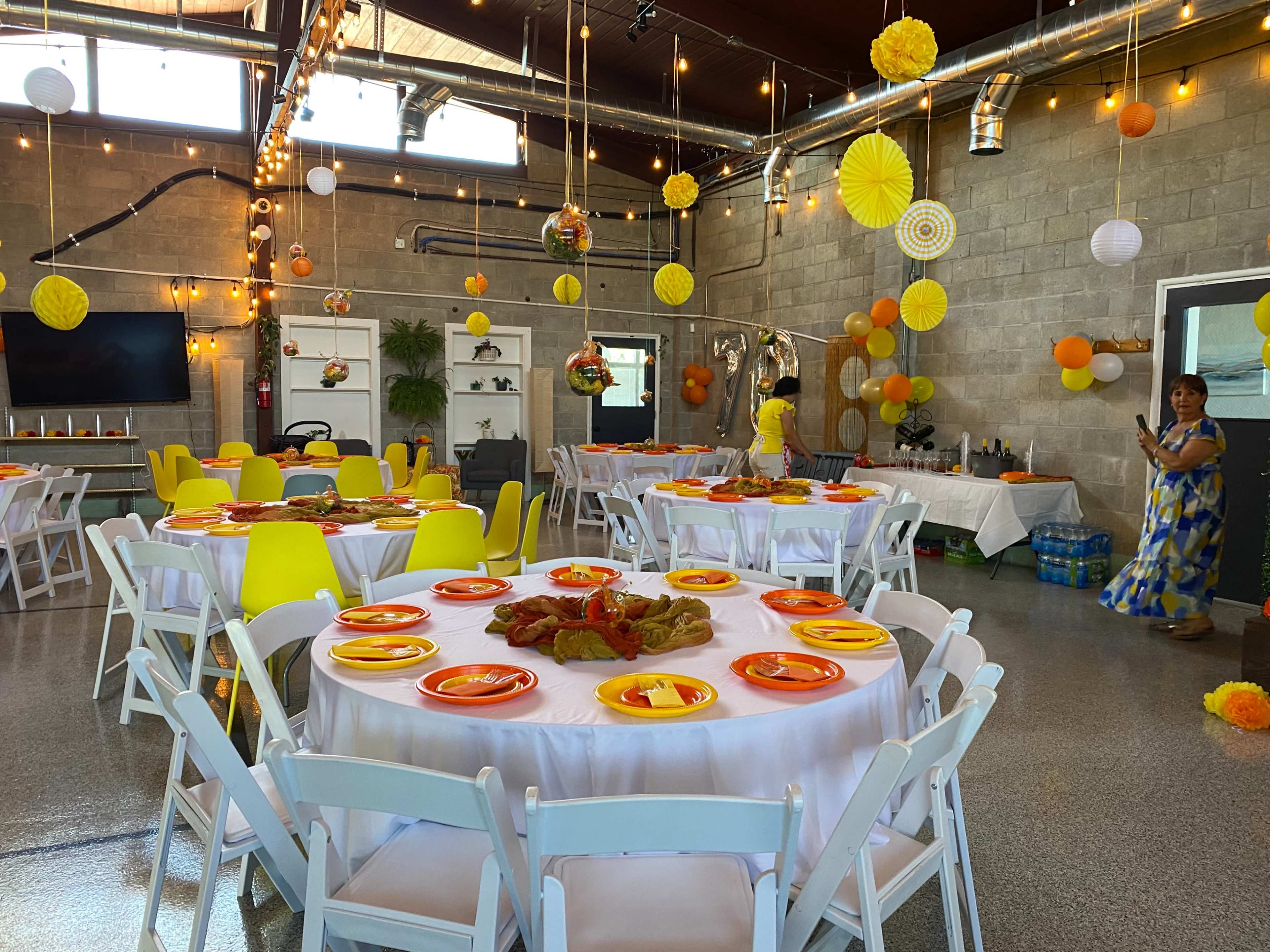 Host your next gathering in a historic firehouse with a stylish, open layout. Image in Mulford Gardens, San Leandro, CA