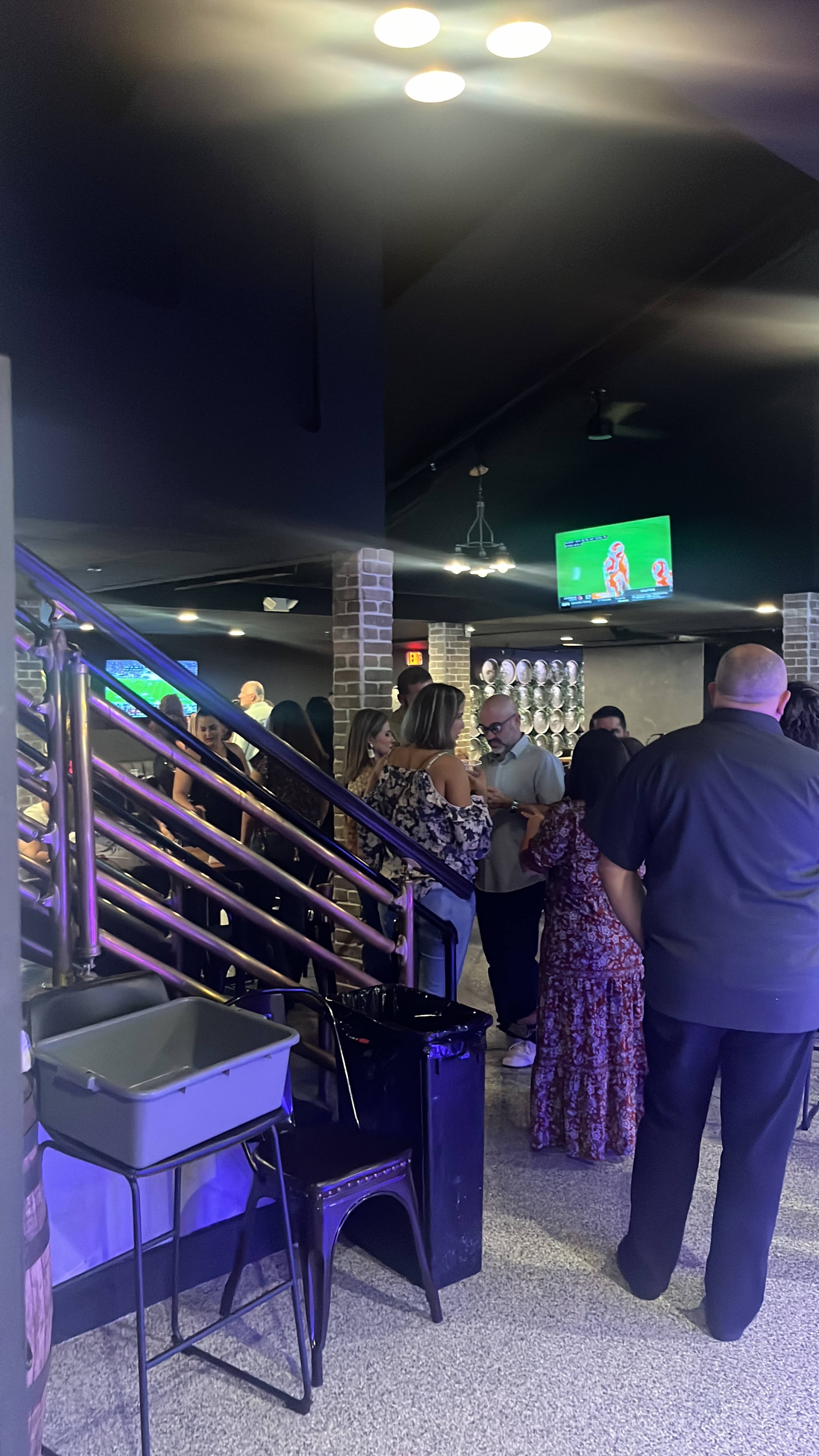 Private loft with bar in a big brewery/sport bar. Image in , Miami, FL