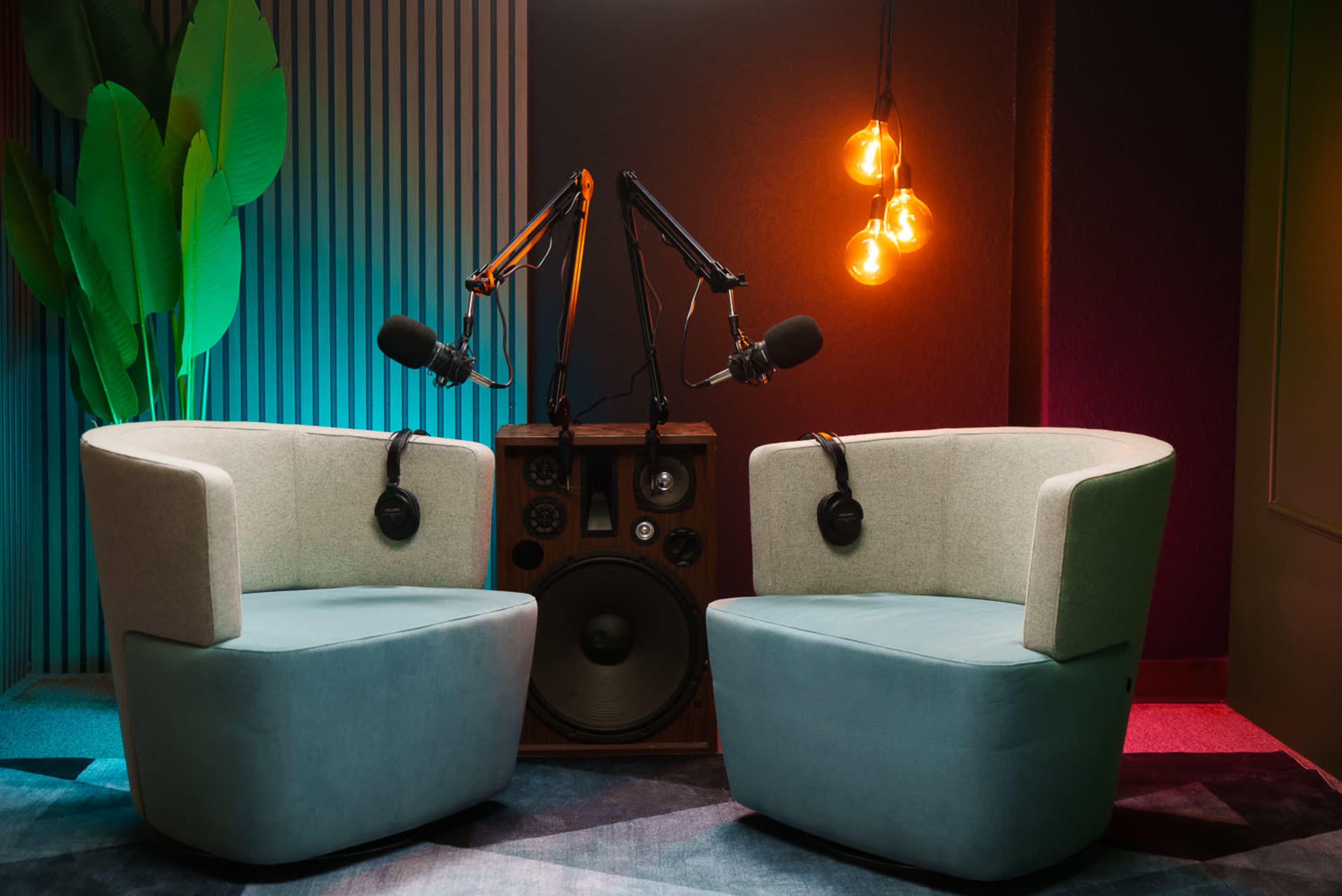 Two Person Podcast Room. Ultra Vibey. Image in Valley Forge, San Antonio, TX