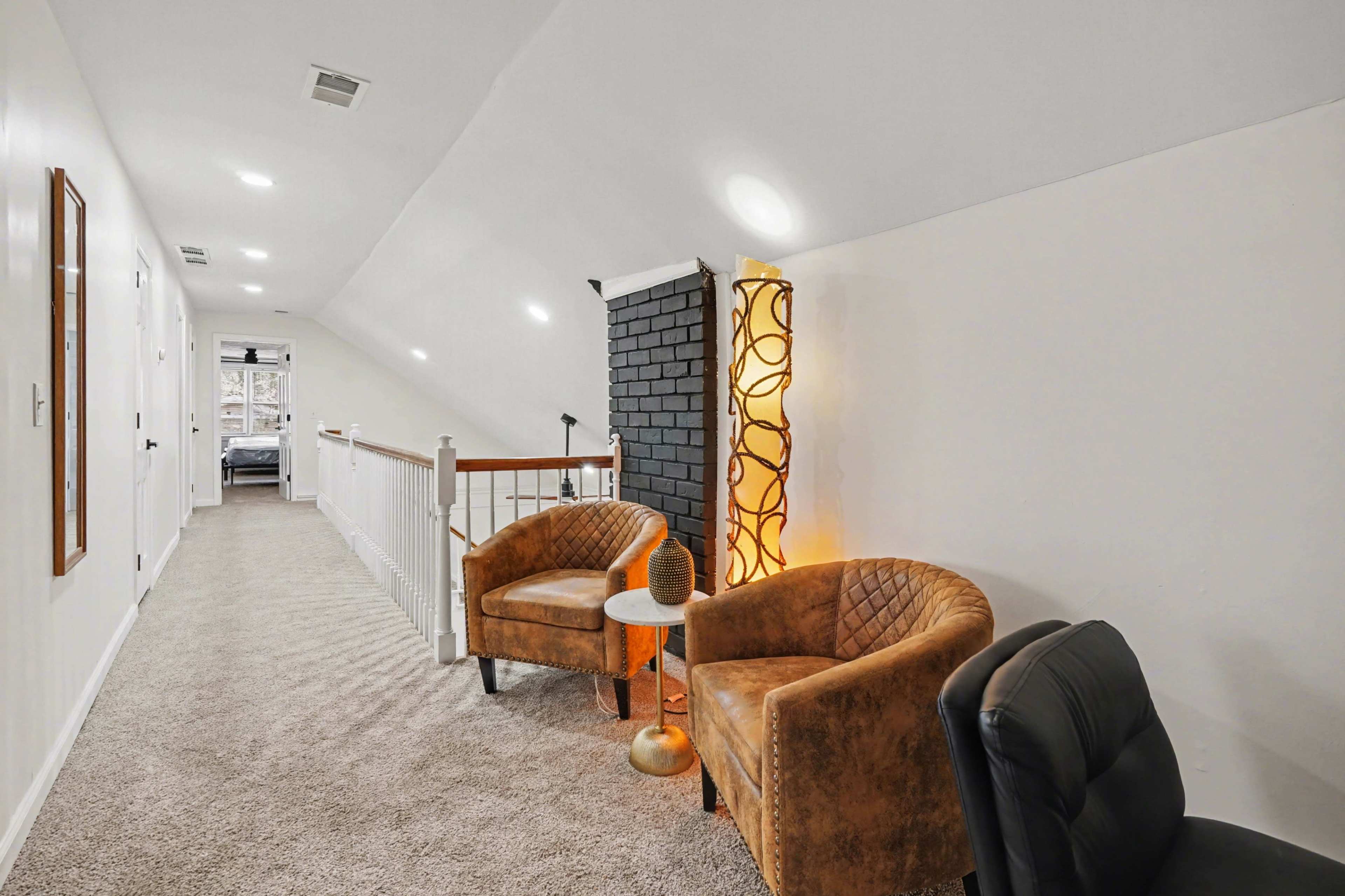 Scandinavian Modern Content House | Luxury Kitchen + Statement Fireplace Image in , Lithonia, GA