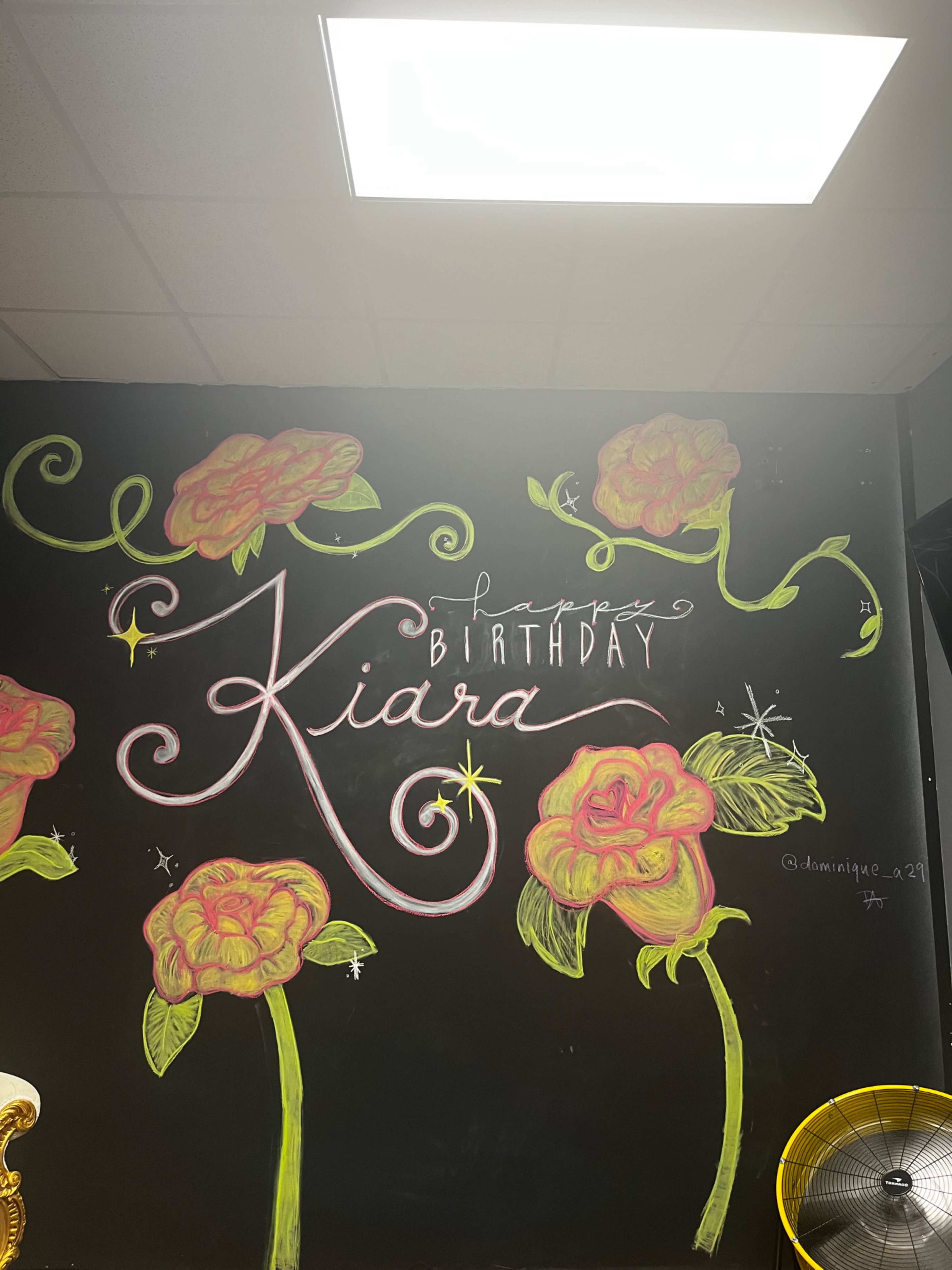 Urban Studio with Cozy Vibes and Custom Chalk Wall Image in Dexter-Fenkell, Detroit, MI