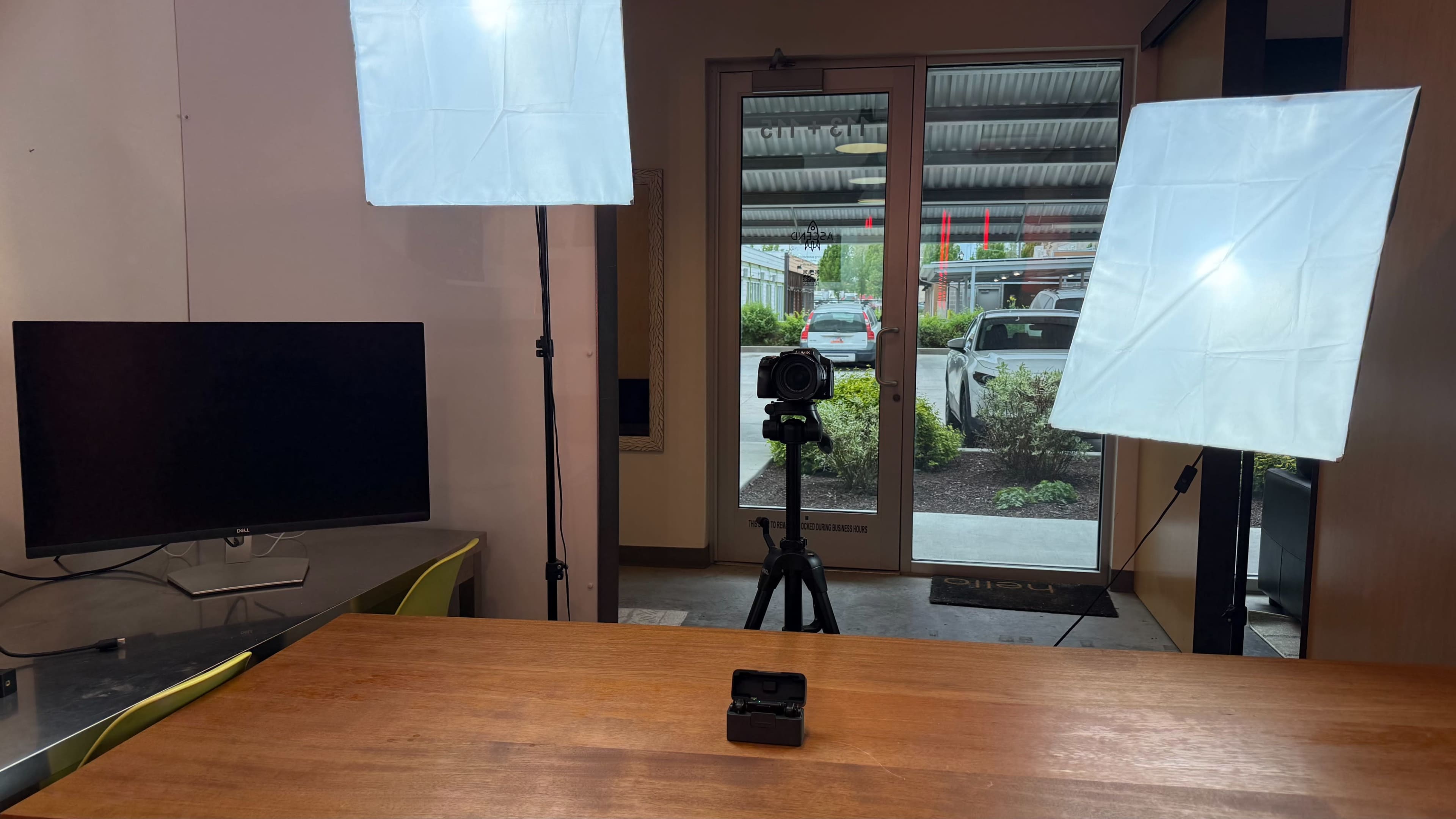 Professional Content Studio with Cinematic Tube Lighting, Pro Audio, and 4K Auto-Tracking Cam Image in Ballpark, Salt Lake City, UT