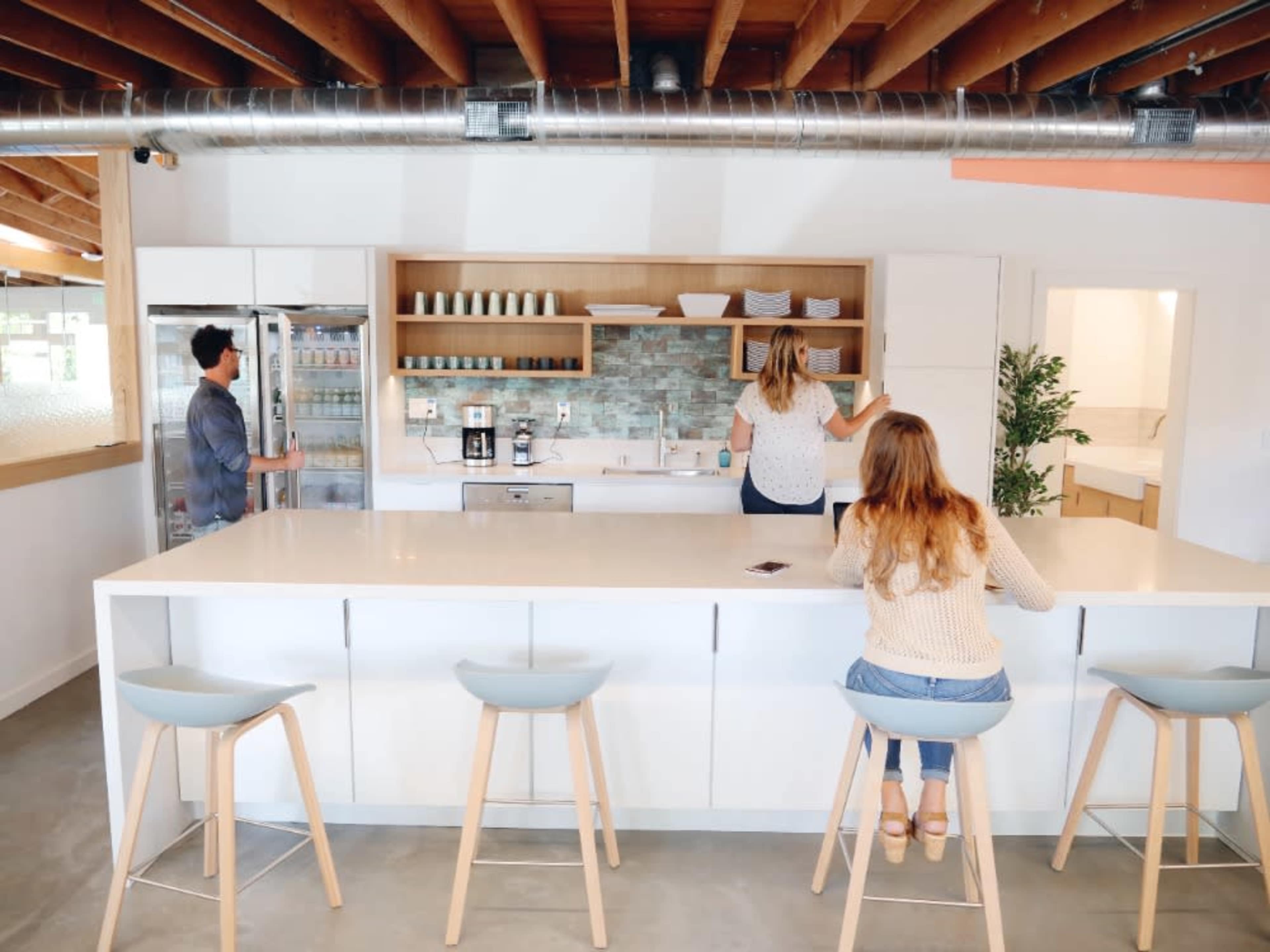 Kitchenette and food prep area