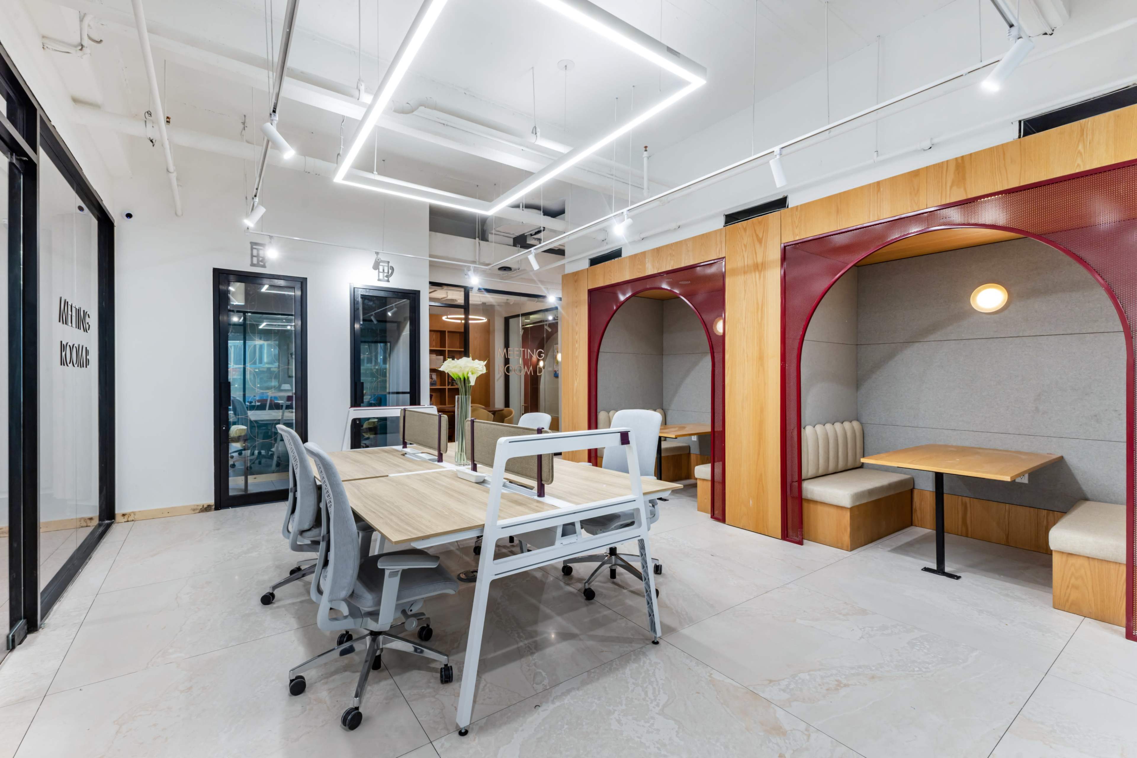 Double Windowed Floor To Ceiling Window-Meeting Room C in Downtown Brooklyn-AV and Wifi All included Image in Fort Greene, brooklyn, NY