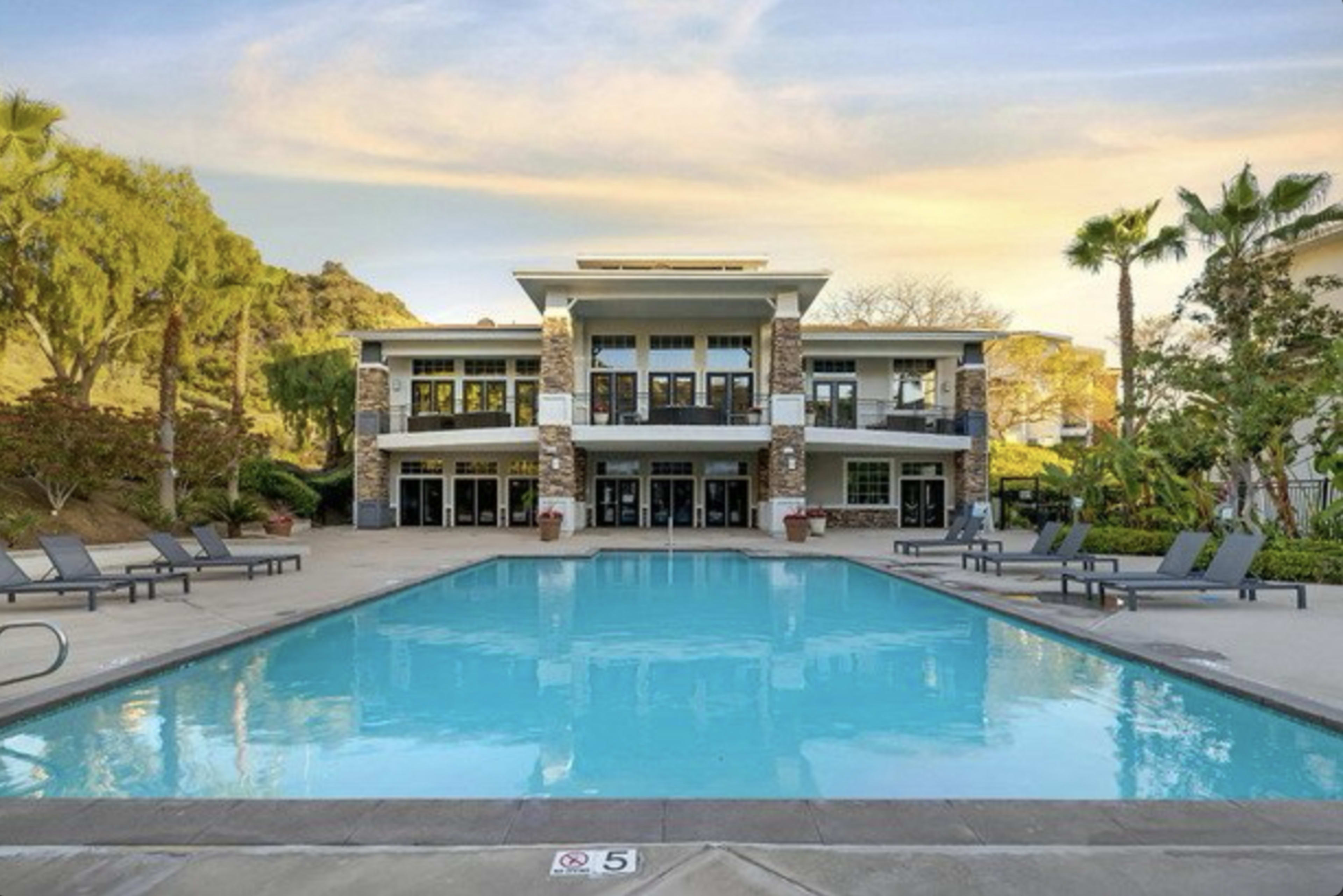 Resort Style Pool & Spa At Carmel Valley 92130 Image in Carmel Valley, San Diego, CA