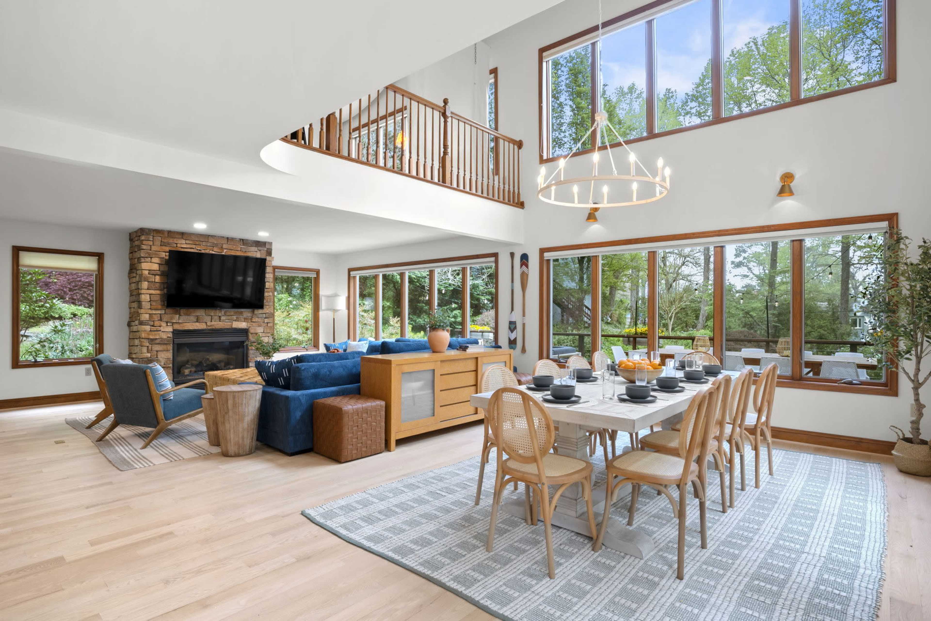 Forest vibes Home with Ocean/Bay Views, Private Community Beach Image in Calvert Beach-Long Beach, St Leonard, MD