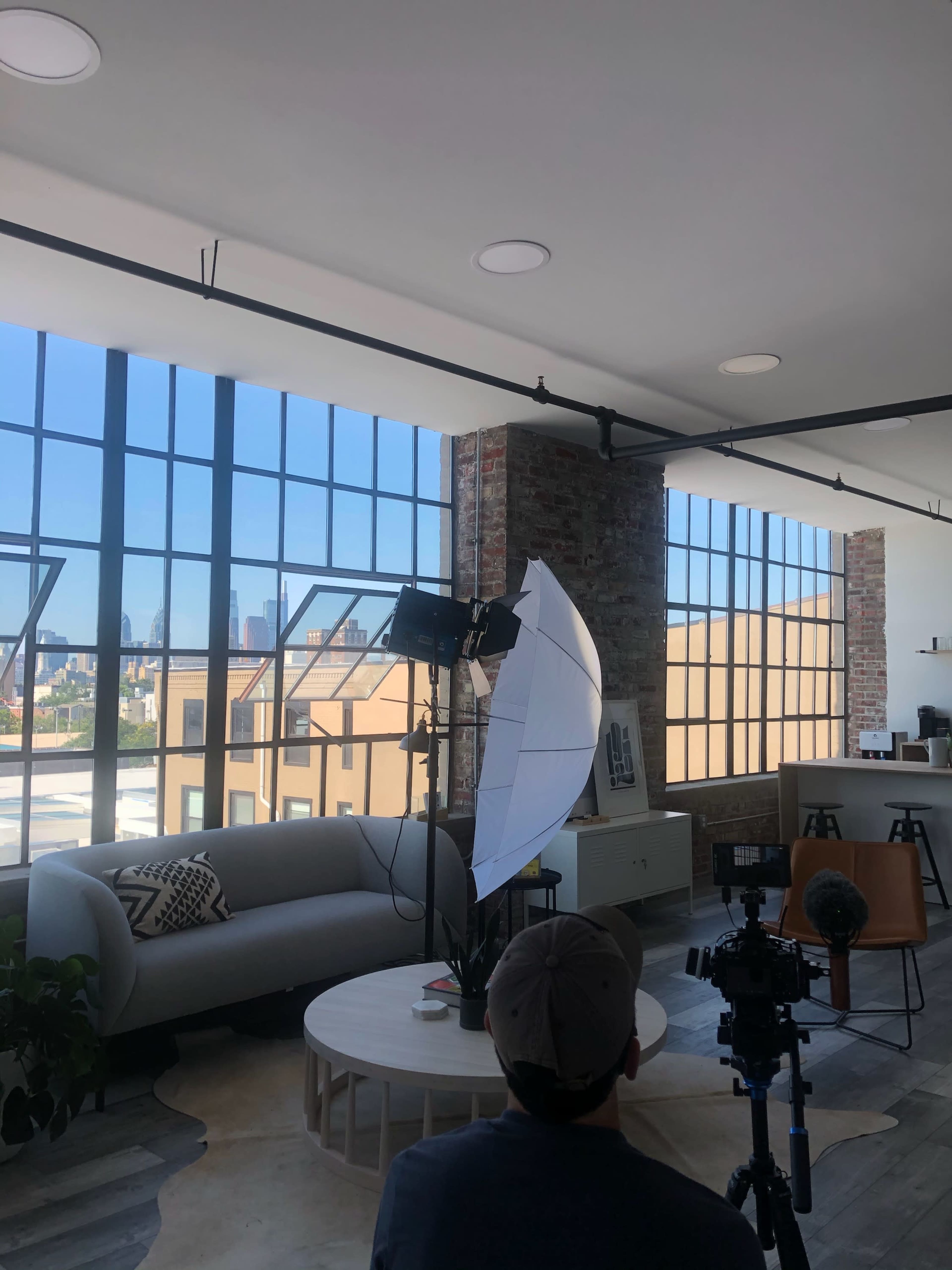 Incredible Loft Factory Window Exposed Beams Brick Philly Photo Space Image in North Philadelphia, Philadelphia, PA