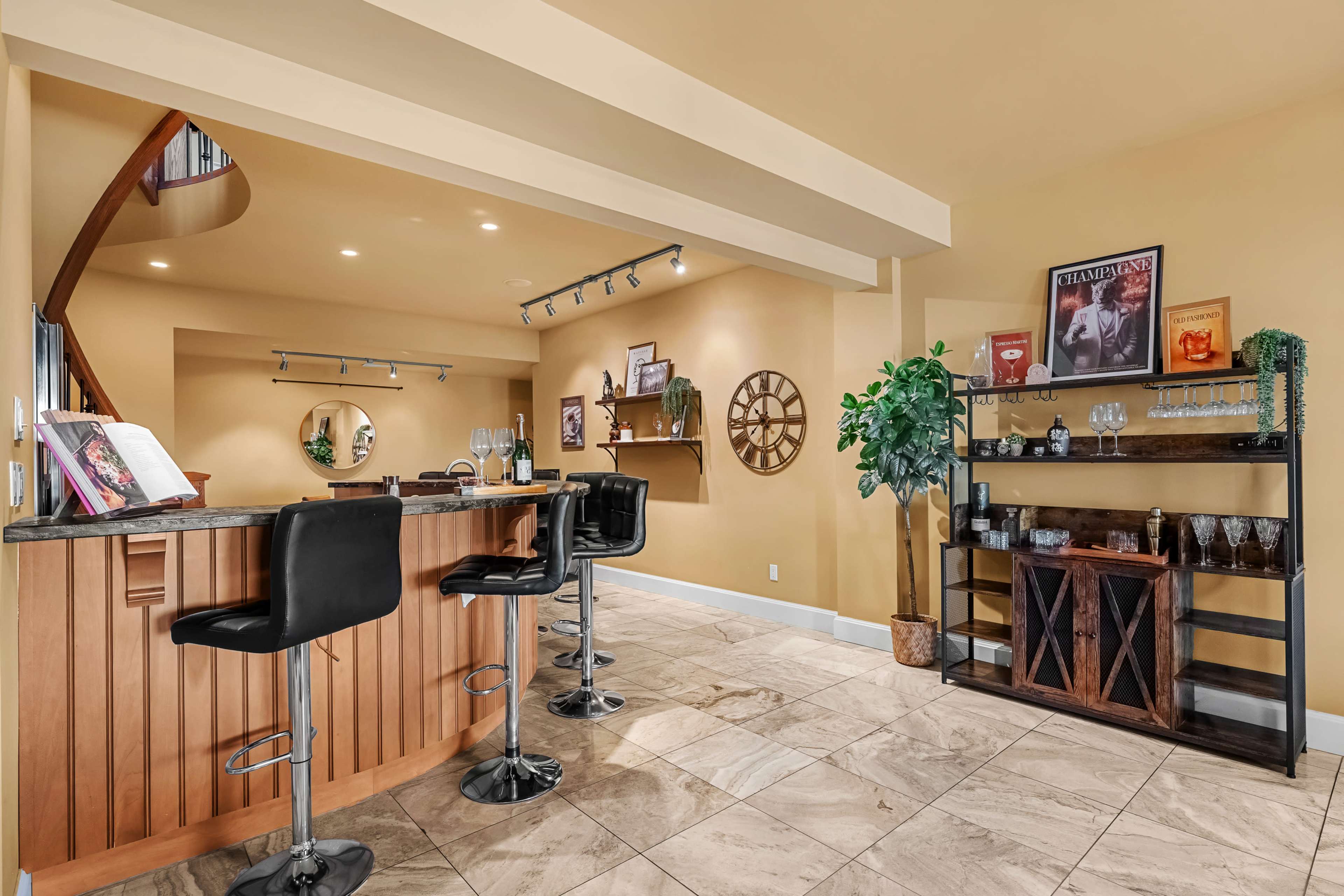 Rustic Speakeasy + Walkout Oasis | Mountain Views Image in Southwest Calgary, Calgary, AB