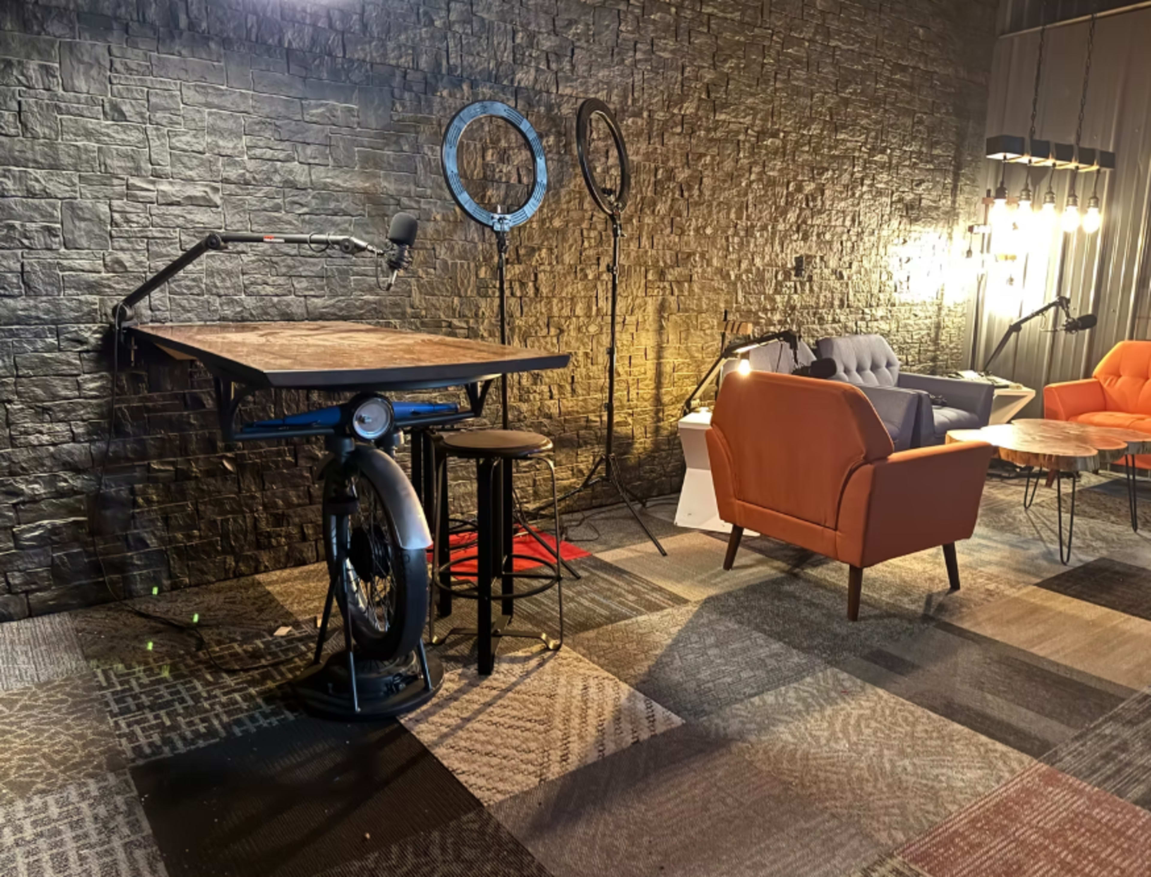 Sleek & Modern Podcast Studio in Fox Valley, Wisconsin Image in Dale, Hortonville, WI