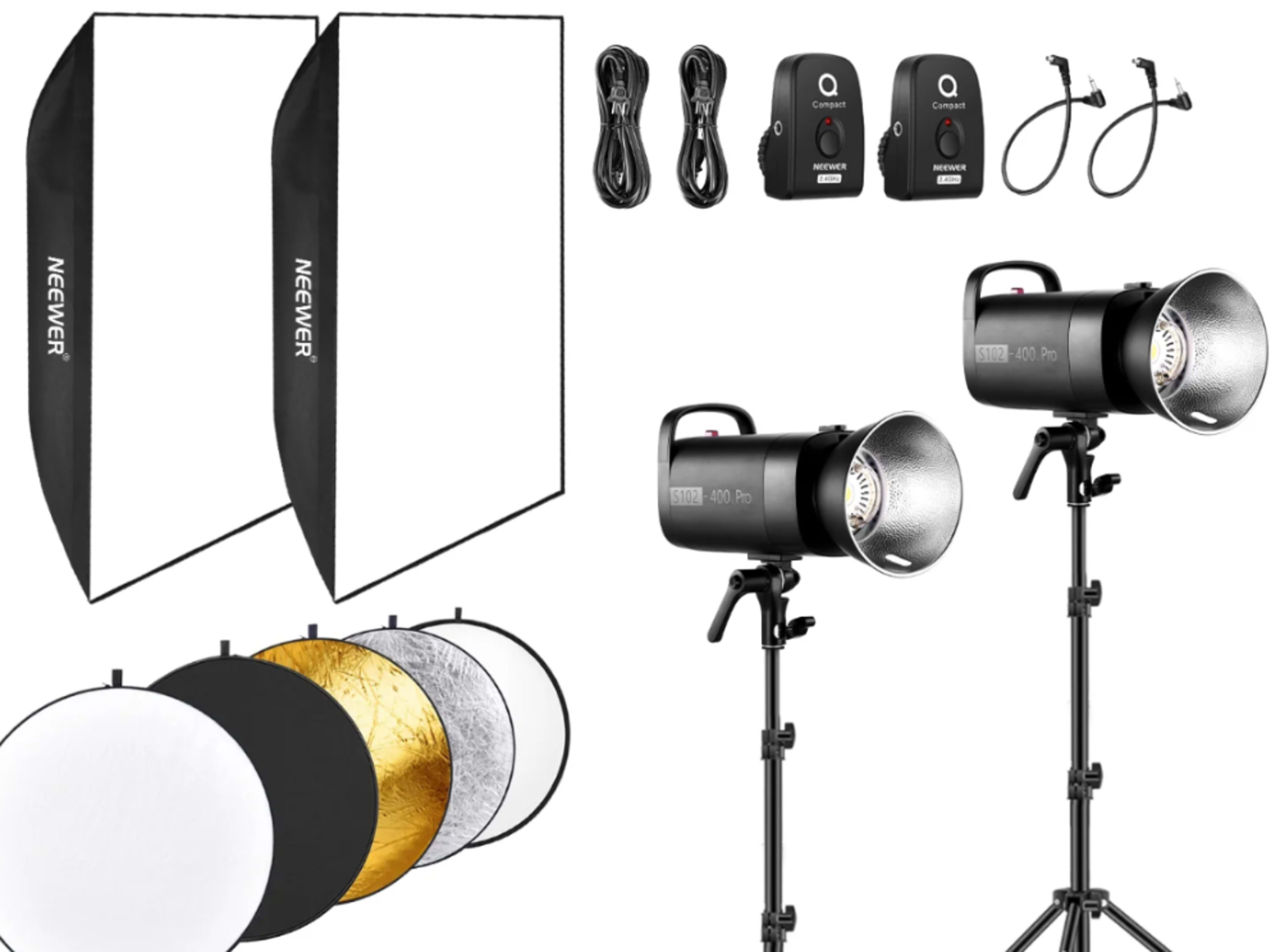 Flash Strobe Lights - (2) strobes with trigger