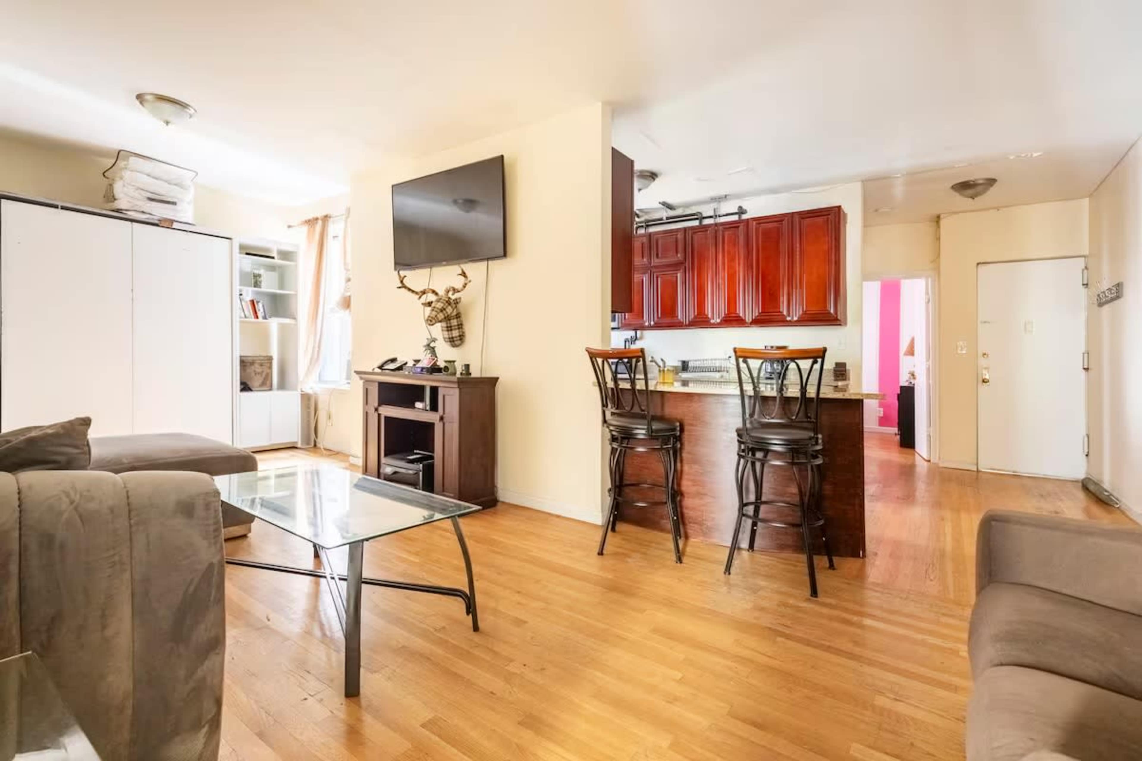 Uptown Living Room & Kitchen for Filming And Photoshoots Image in Little Dominican Republic, New York, NY
