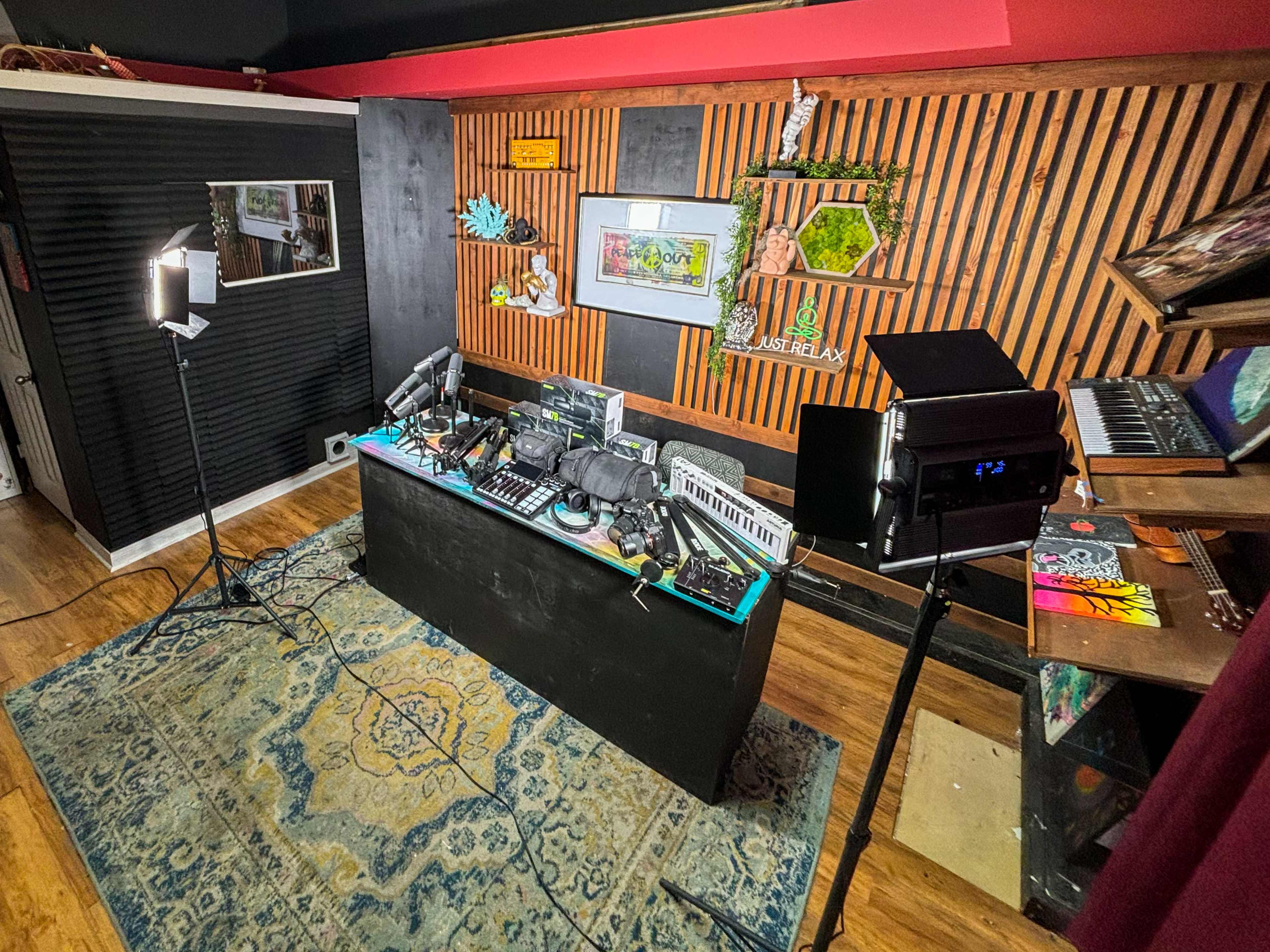 Creative Fully Equipped Podcast Studio Image in Pacific Beach, San Diego, CA
