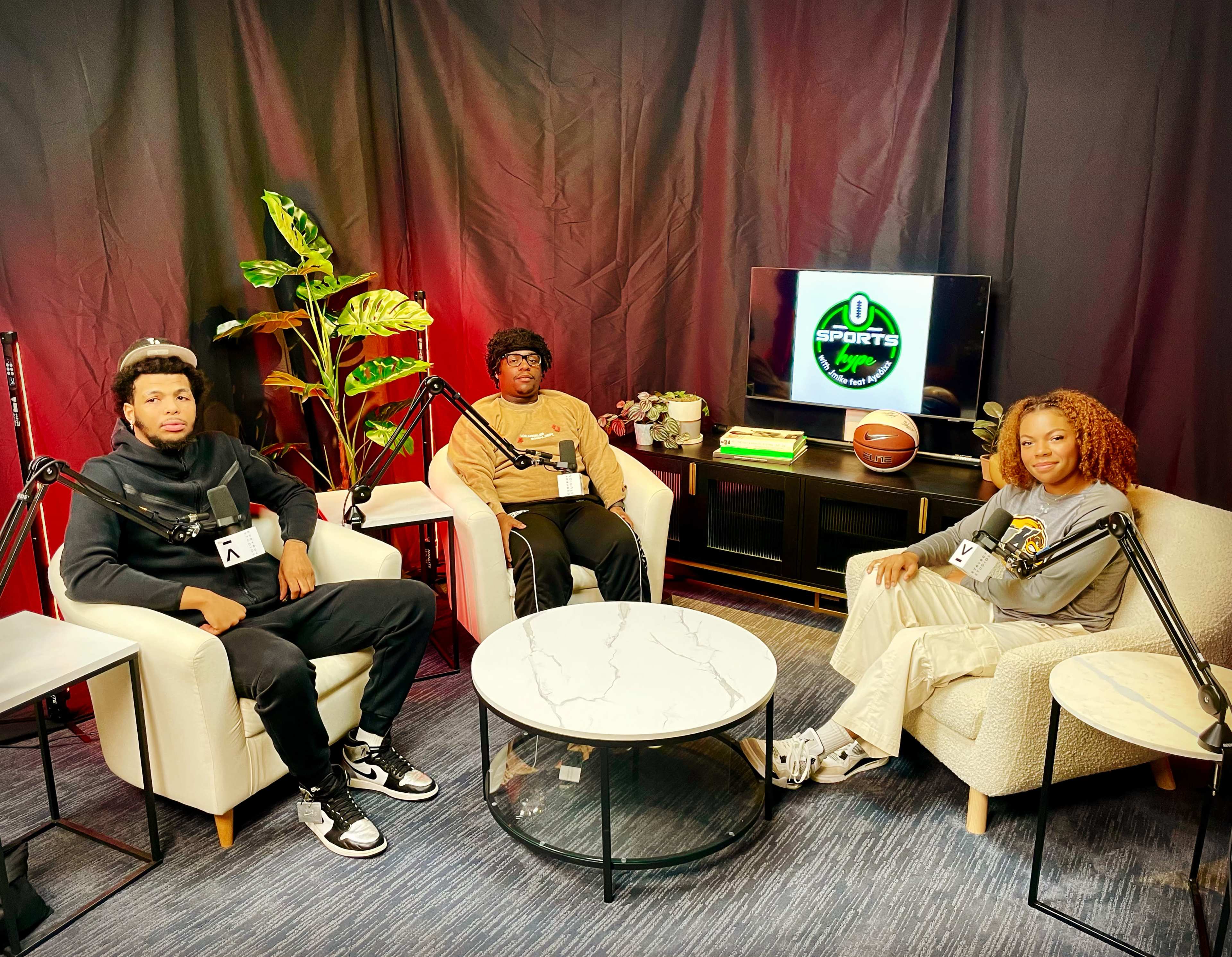 Upscale large multi-room podcast audio and video production studio Image in Elizabeth, Charlotte, NC