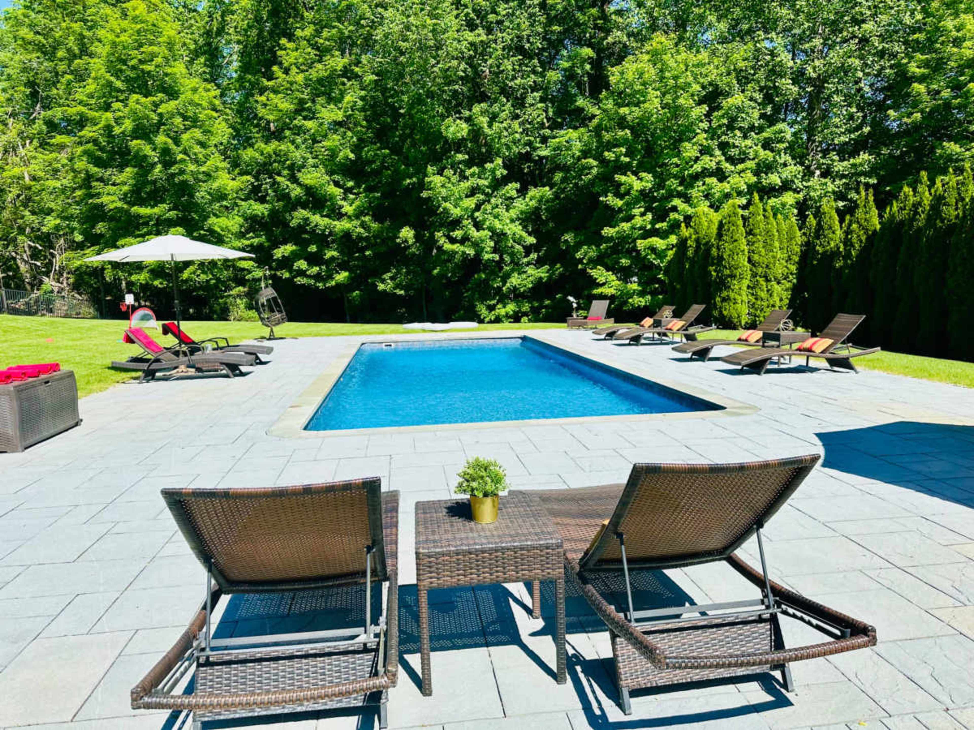 Refined Outdoor Space with Pool for Celebrations Image in Somers, Katonah, NY