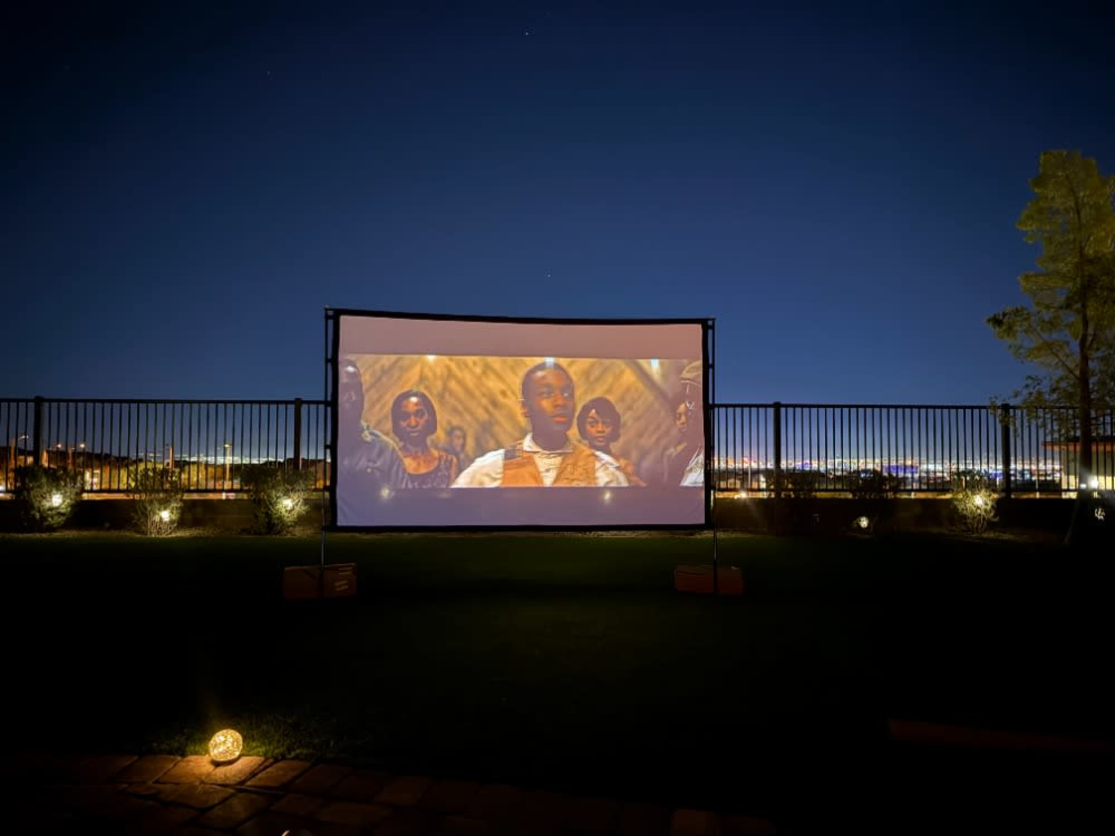 Projector & Projector Screen