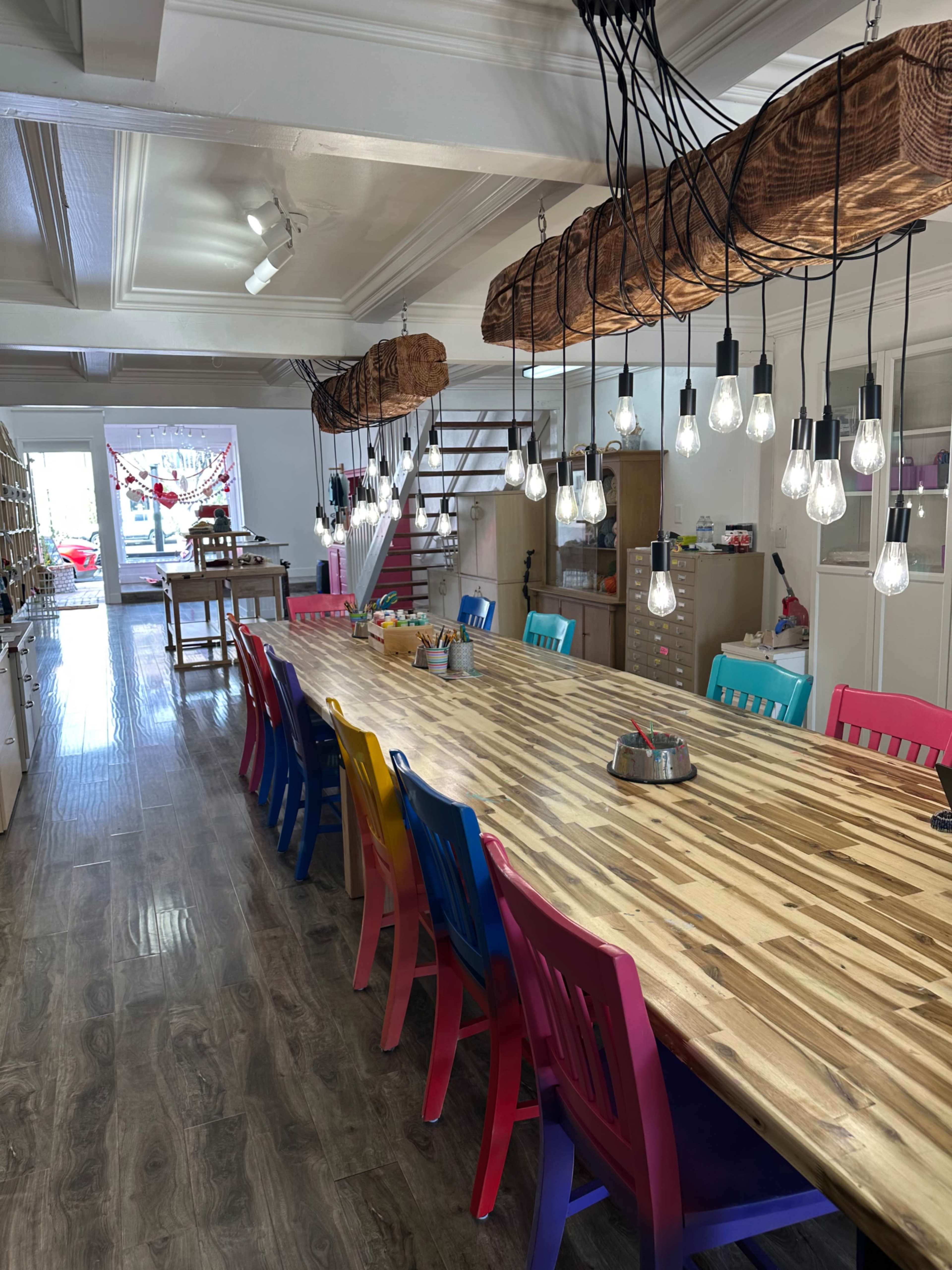 Arts and crafts workshop, loft space. Image in Newhall, Newhall, CA