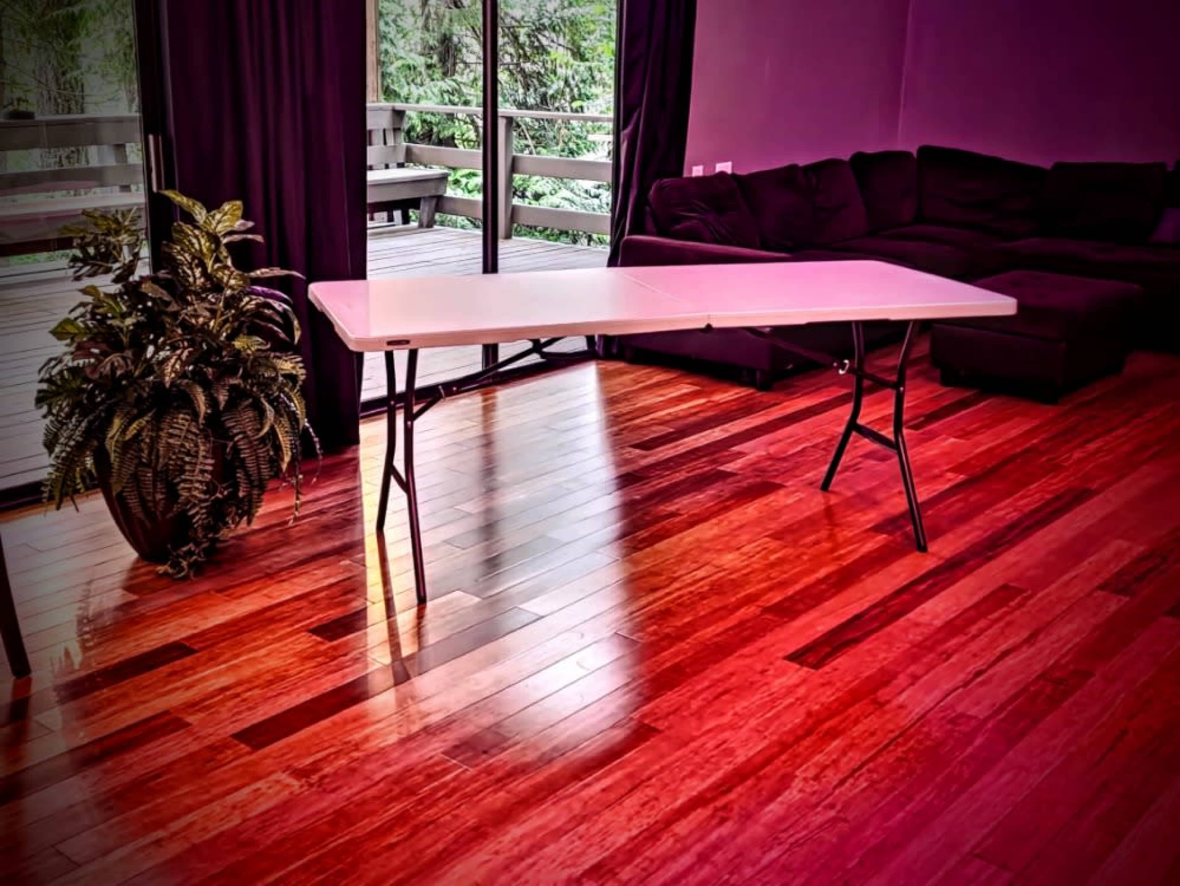 Table -White - Rectangular - 6ft x 2.5 ft