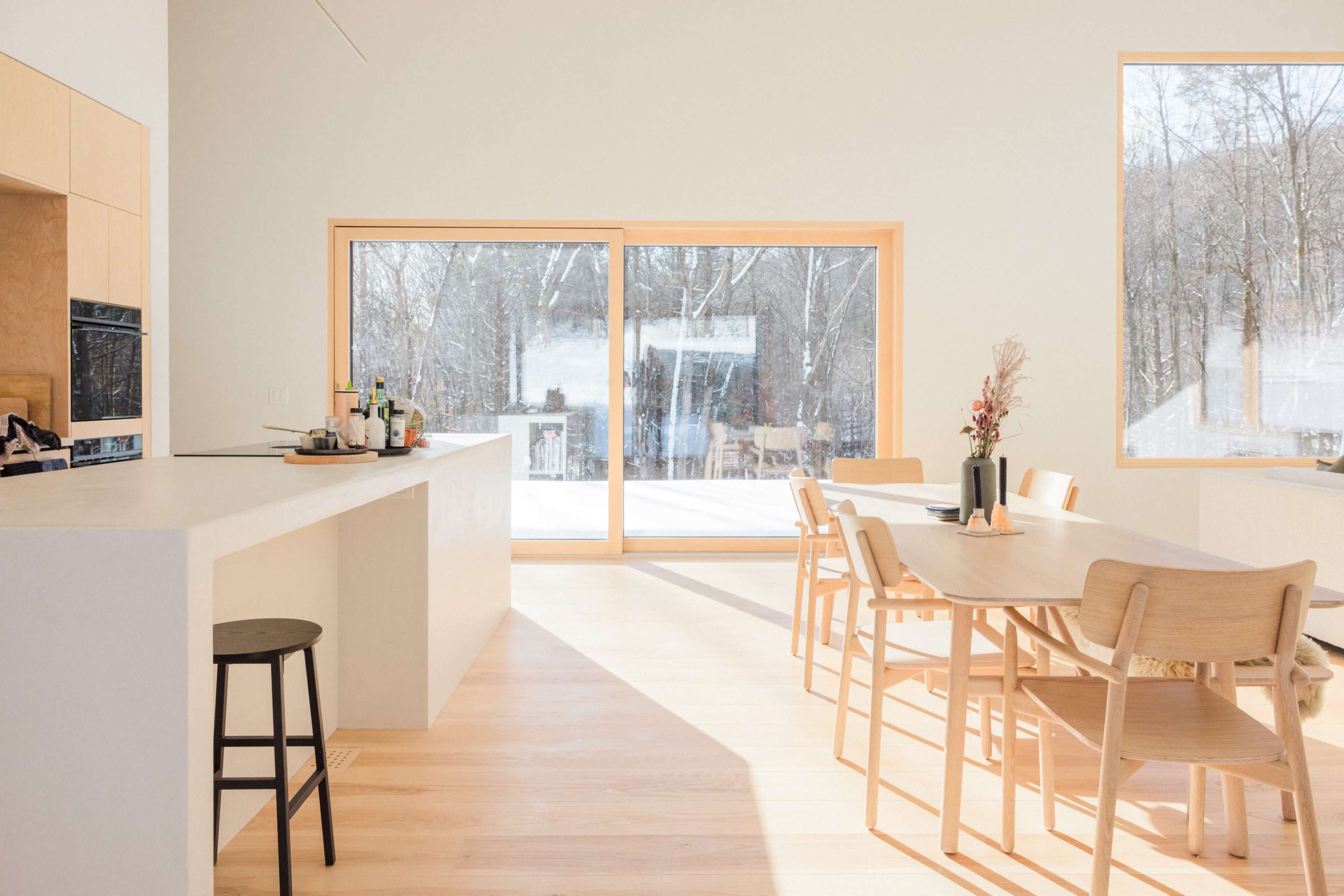 A uniquely designed Japanese–Scandinavian retreat on 9 acres of private forest land Image in Rochester, Kerhonkson, NY