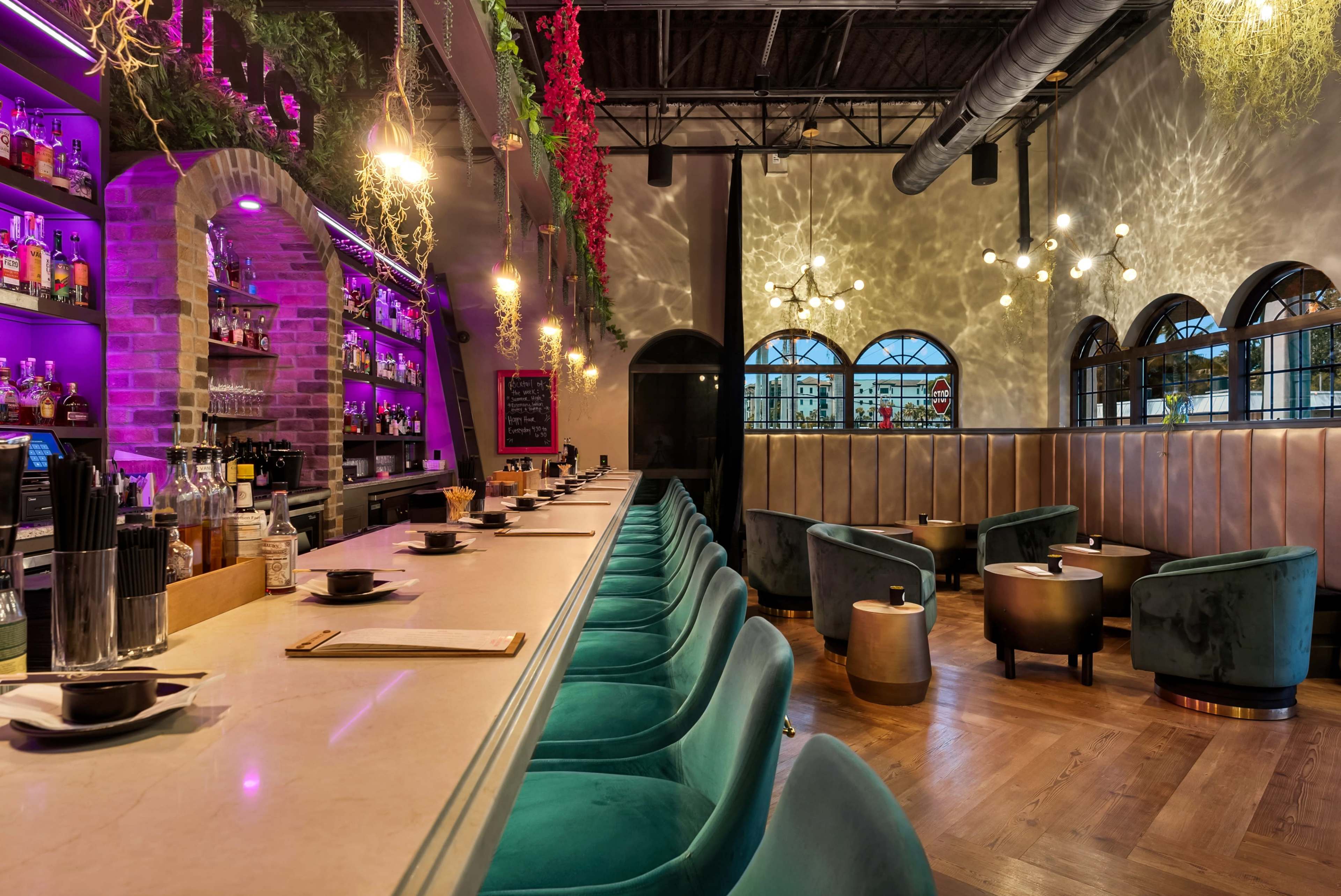 Downtown Naples Chic Lounge with Instagram-Worthy Interiors Image in Redevelopment Area, Naples, FL