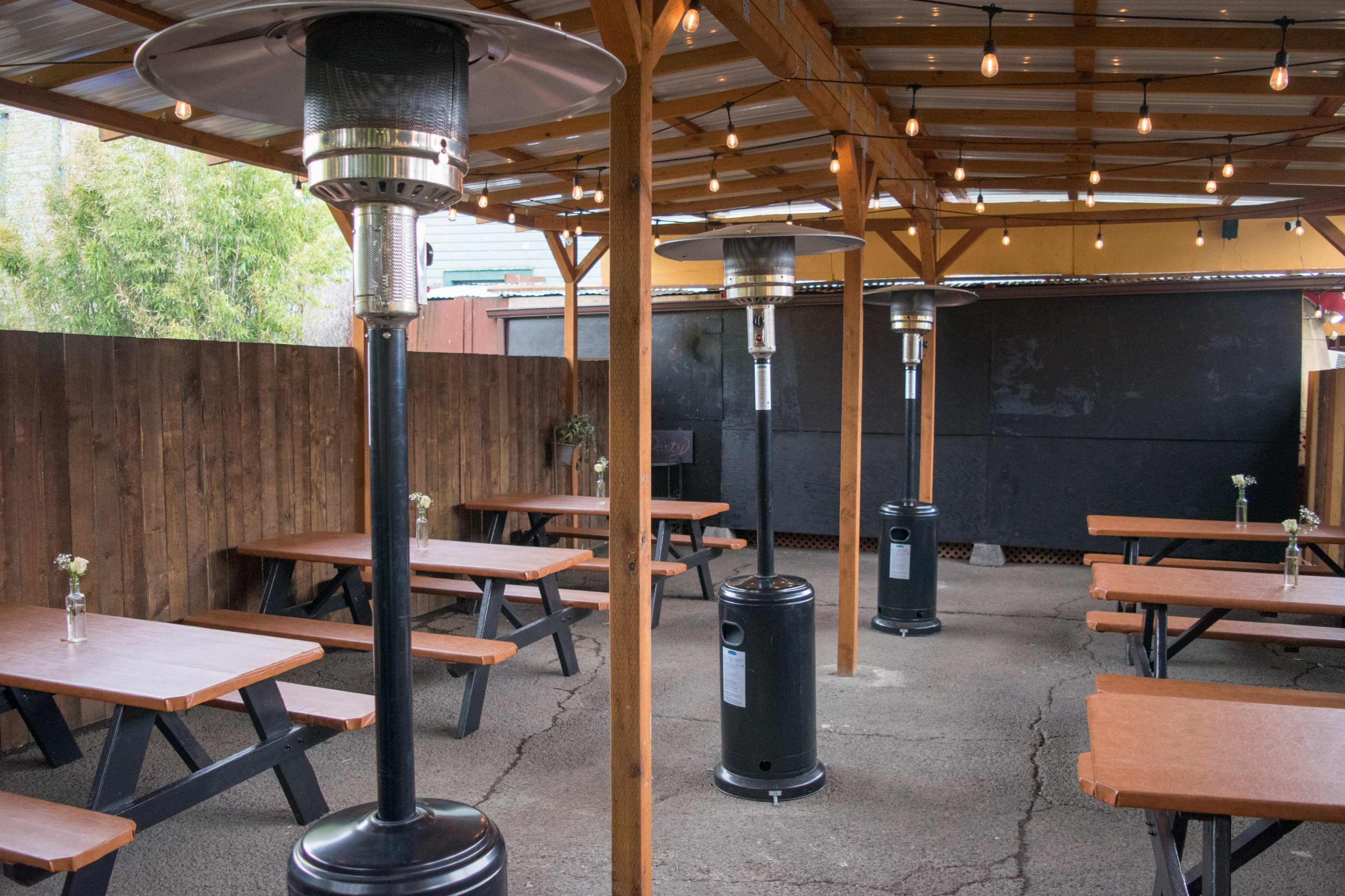 Covered Private Back Patio Alberta Arts District Image in Northeast Portland, Portland, OR