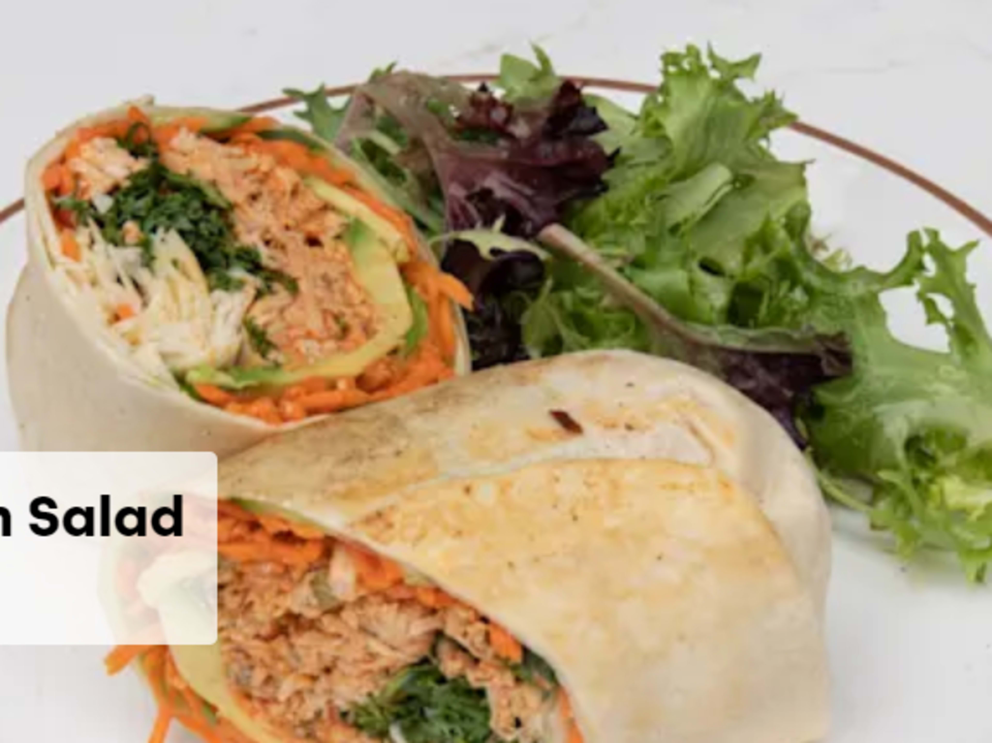 Buffalo Chicken Salad Wrap