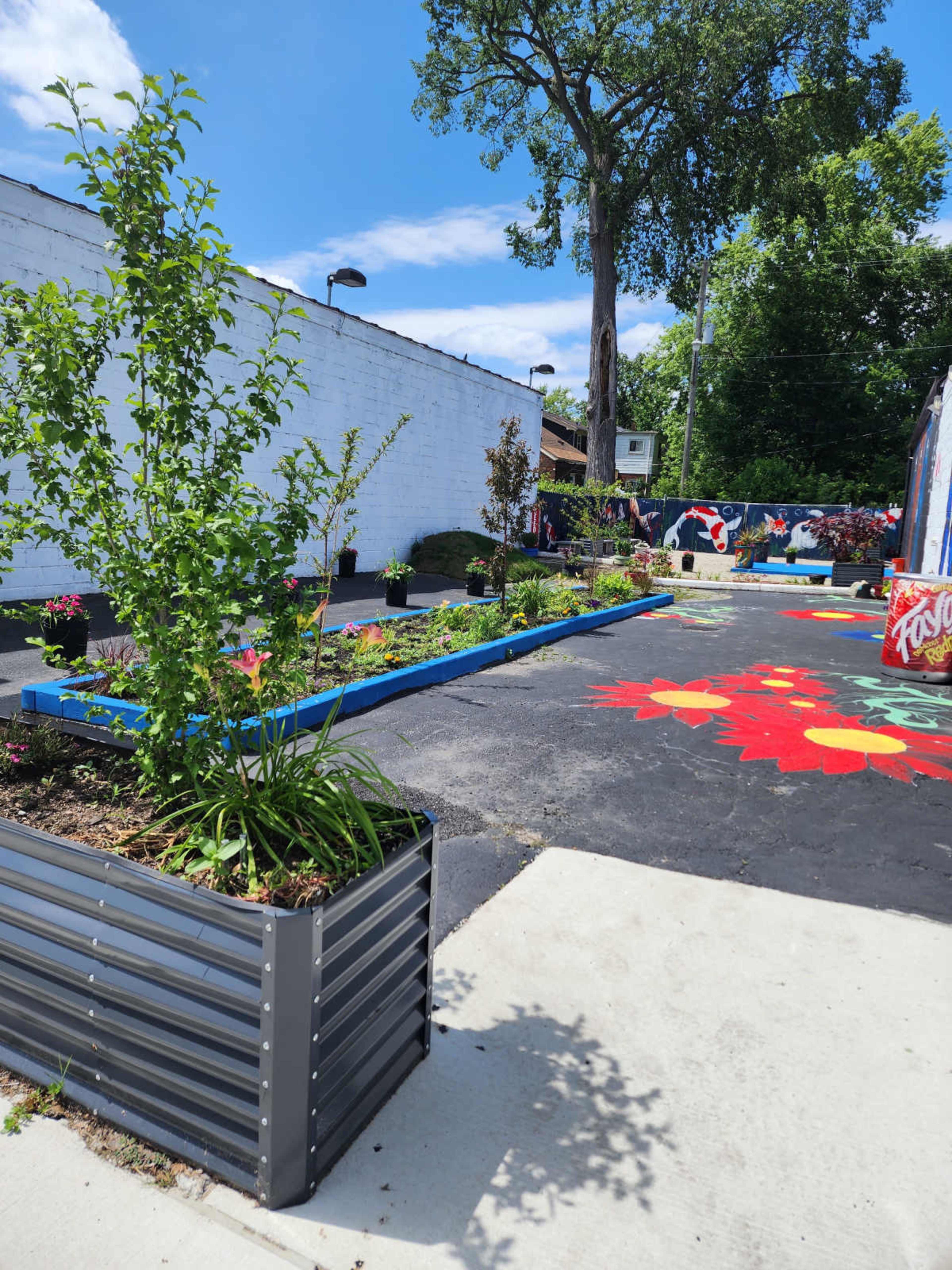 Urban Art Garden Image in East English Village, Detroit, MI