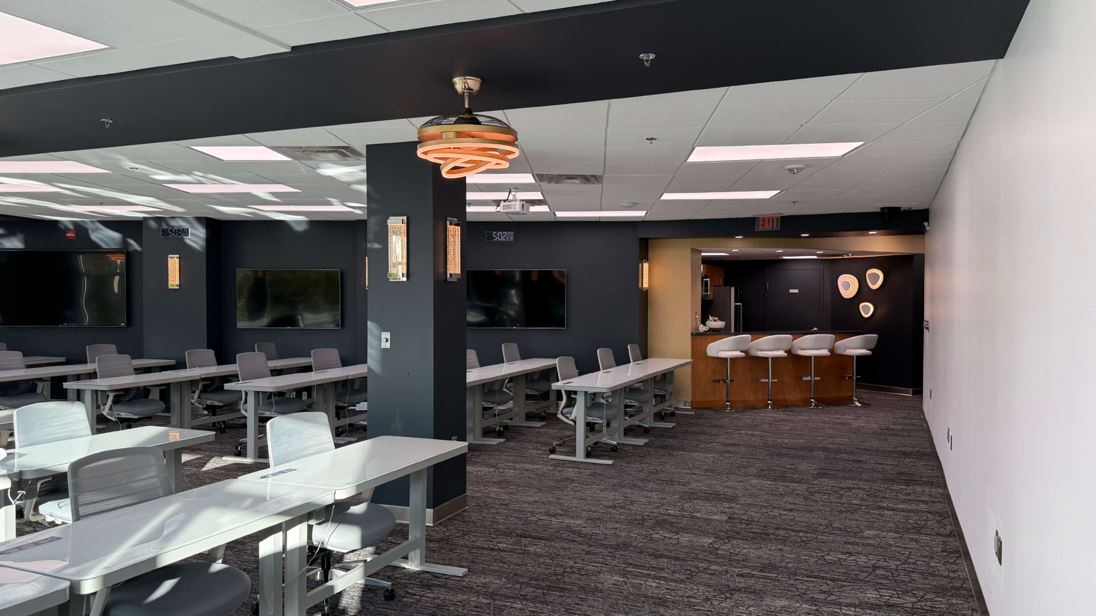 Modern Training Classroom with Naturalistic Views Image in Hunter Mill District, Reston, VA