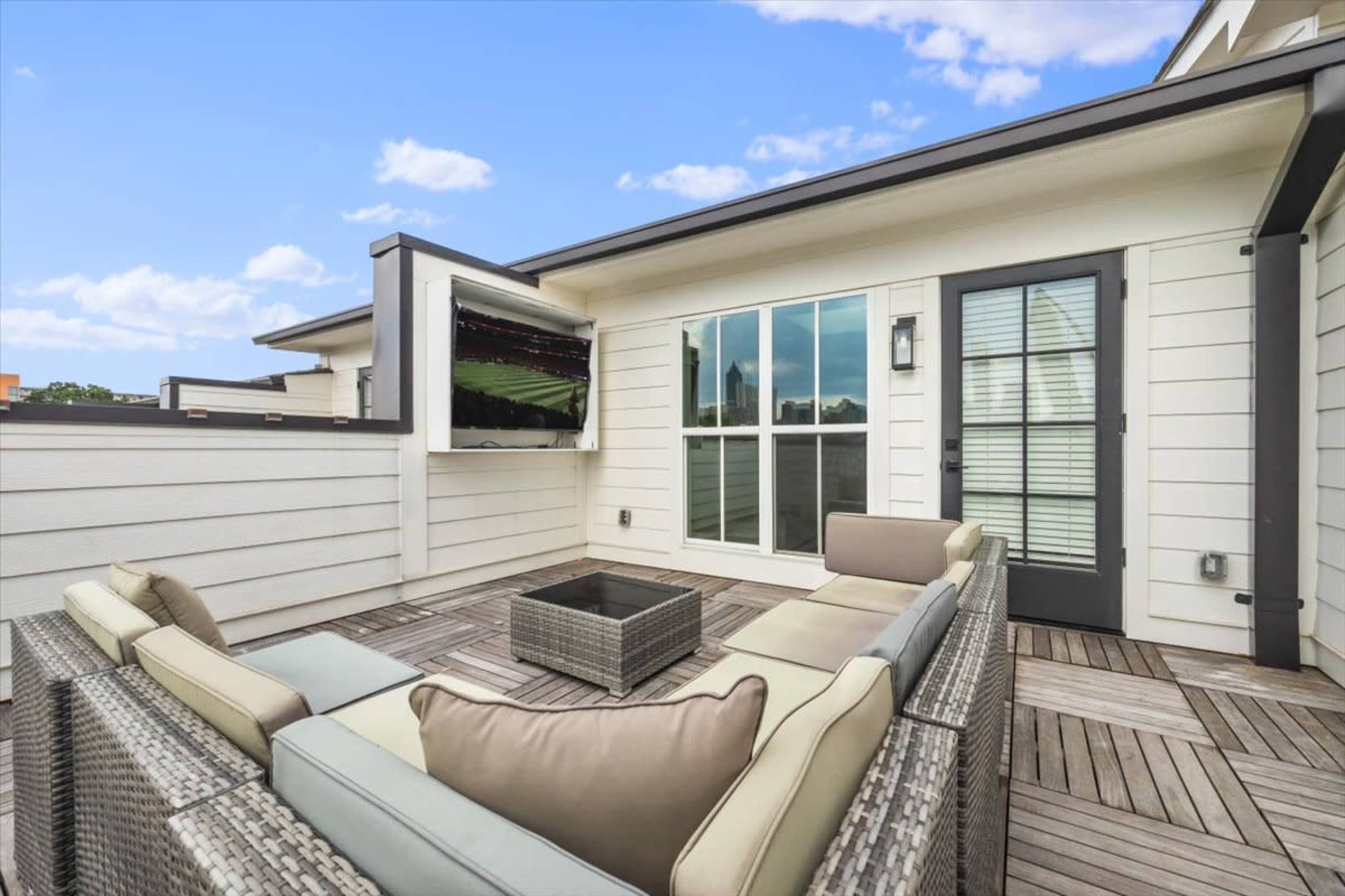 Downtown Townhome with Skyline View Image in Old Fourth Ward, Atlanta, GA
