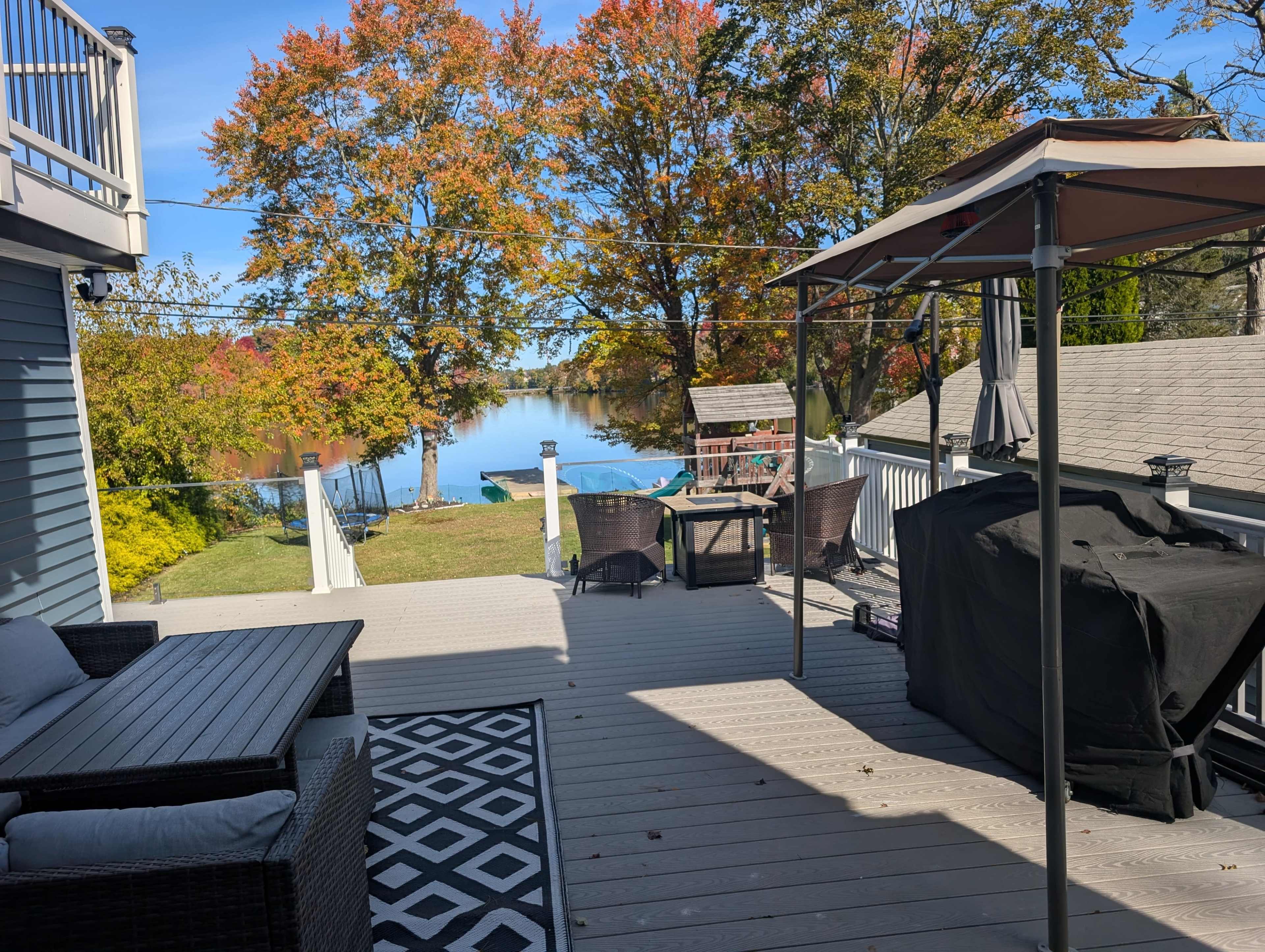 Lakefront Backyard Retreat Image in Forest Grove, Worcester, MA