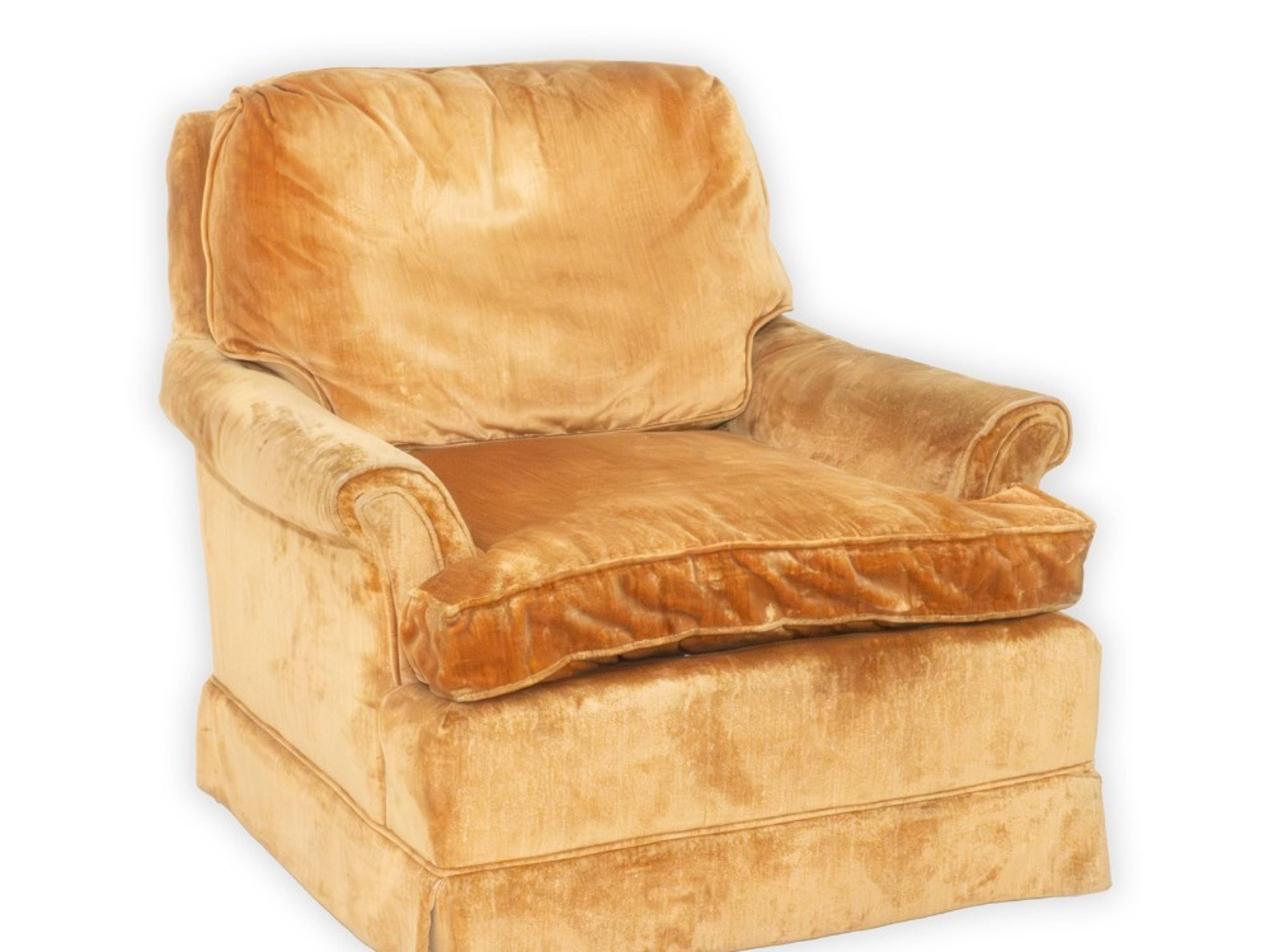 Vintage Gold Armchair