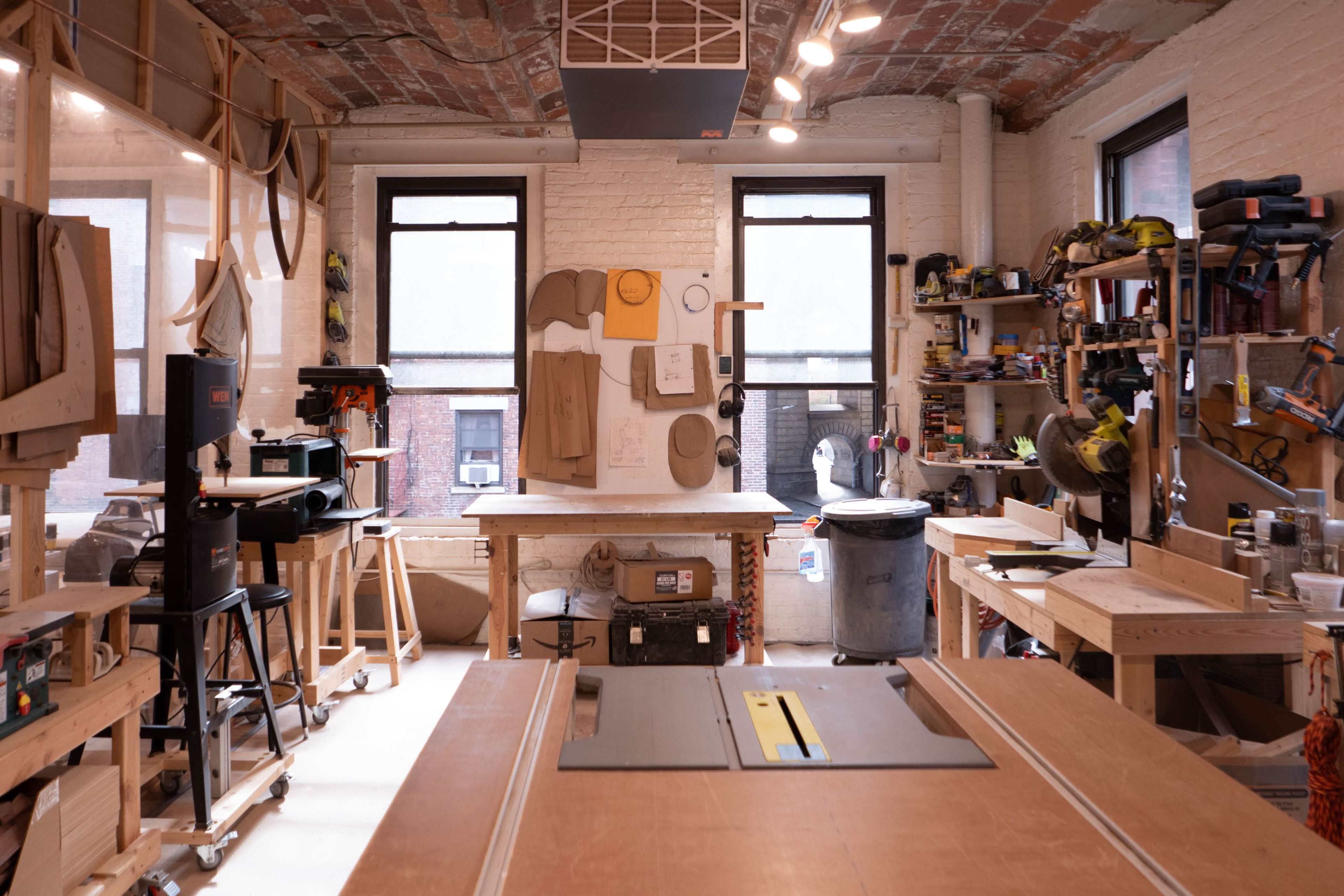 Sunny Bright Corner Studio with Wood Workshop & Design Space Image in Dumbo, BROOKLYN, NY