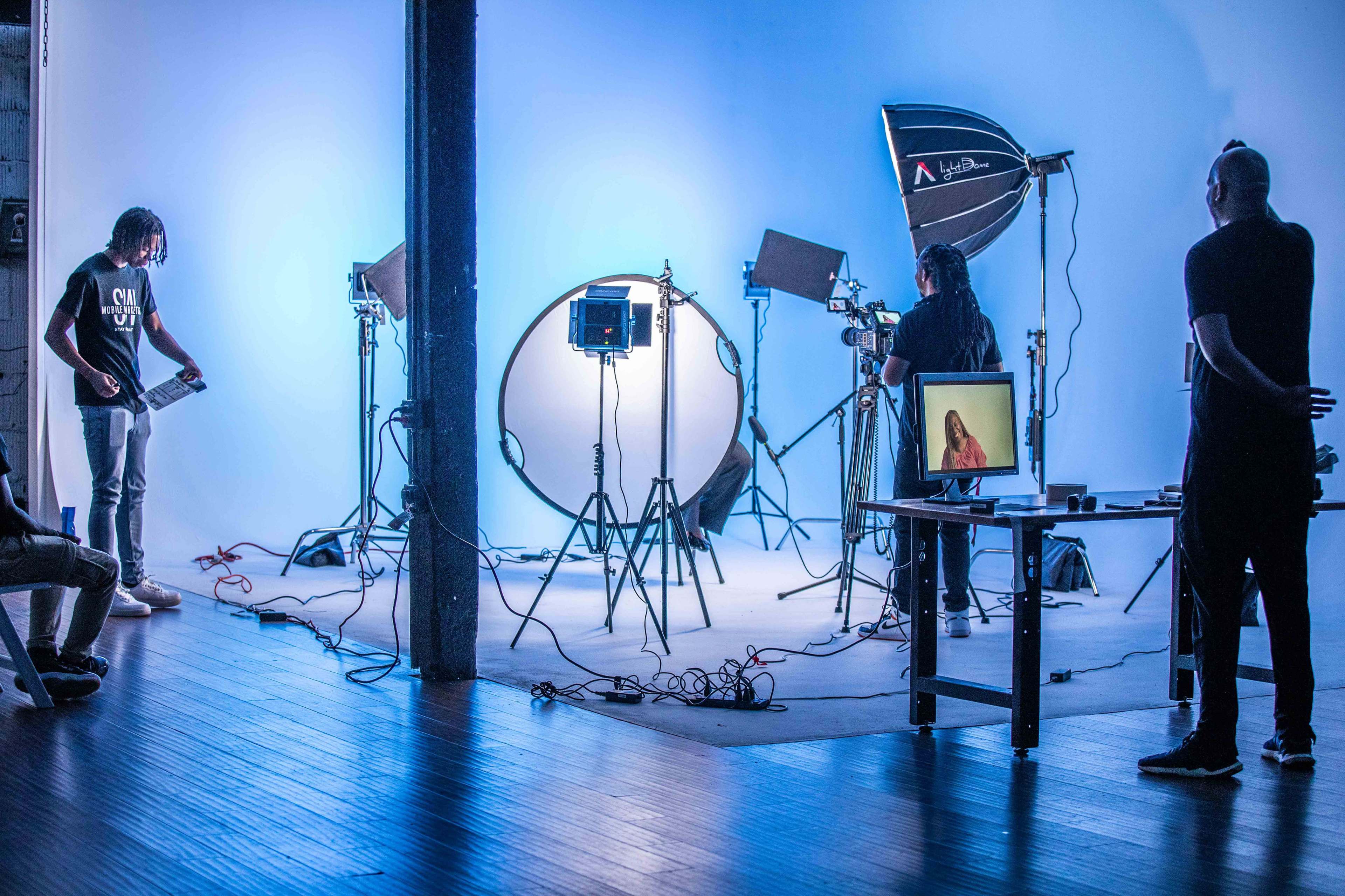 Corporate video shoot
