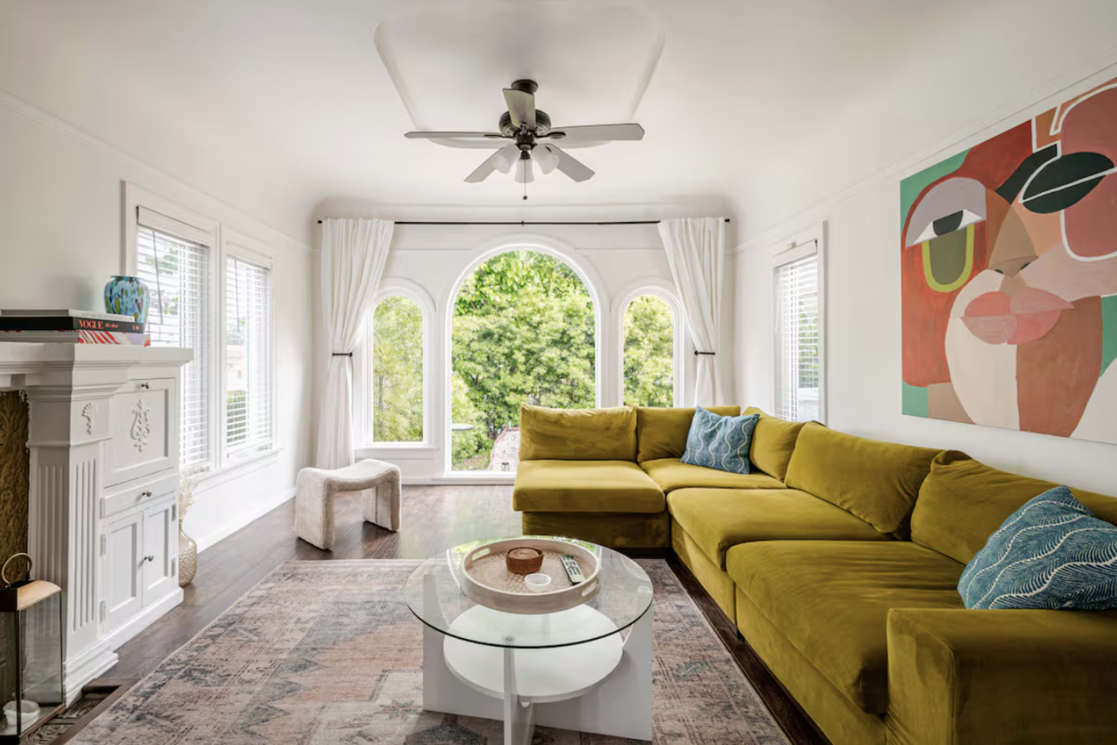 Artfully Designed Spanish-Style Home with Natural Light + Creative ...