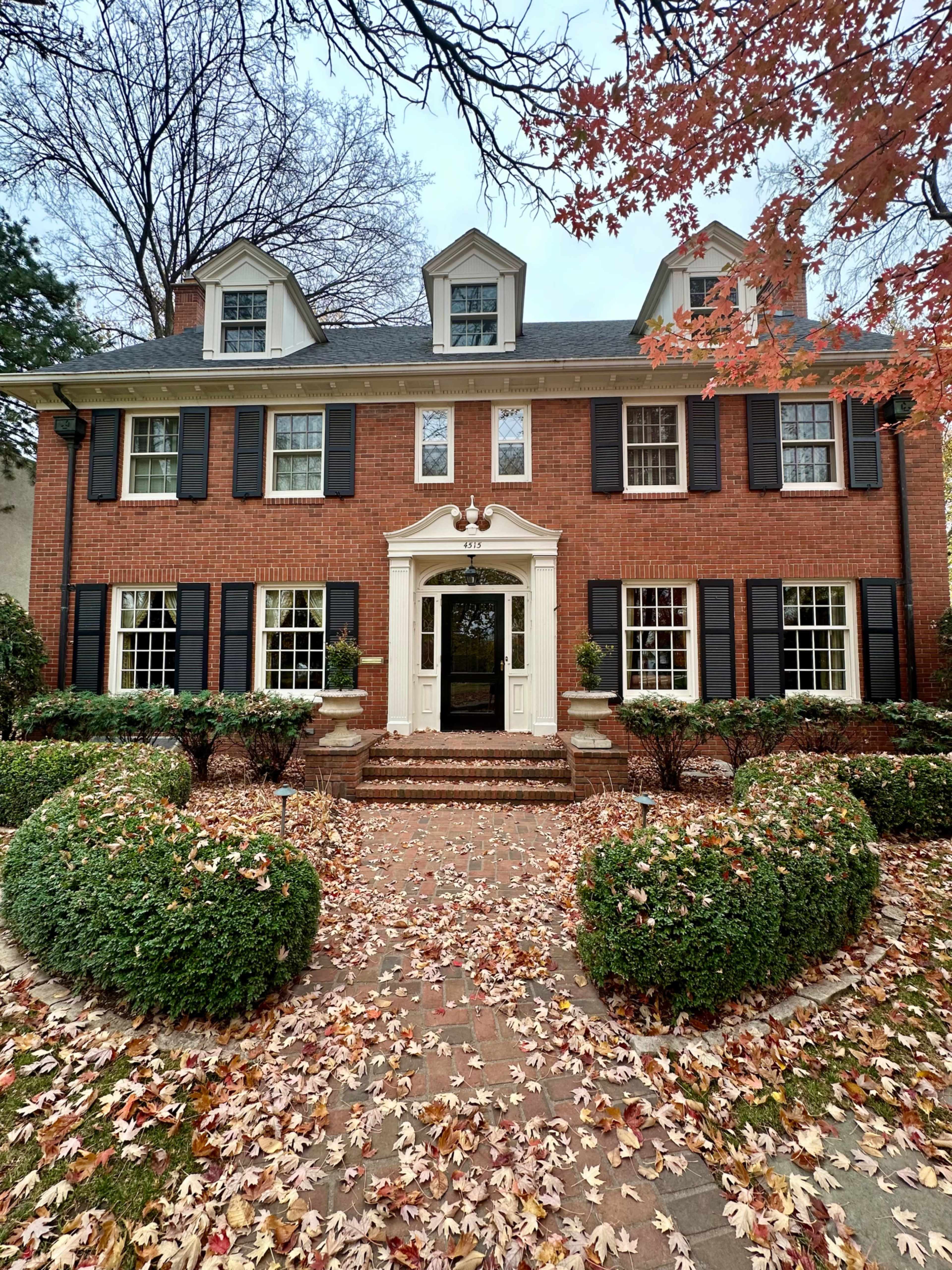 1930s Brick Colonial Traditional Center Hall Floor Plan Image in Country Club, Edina, MN