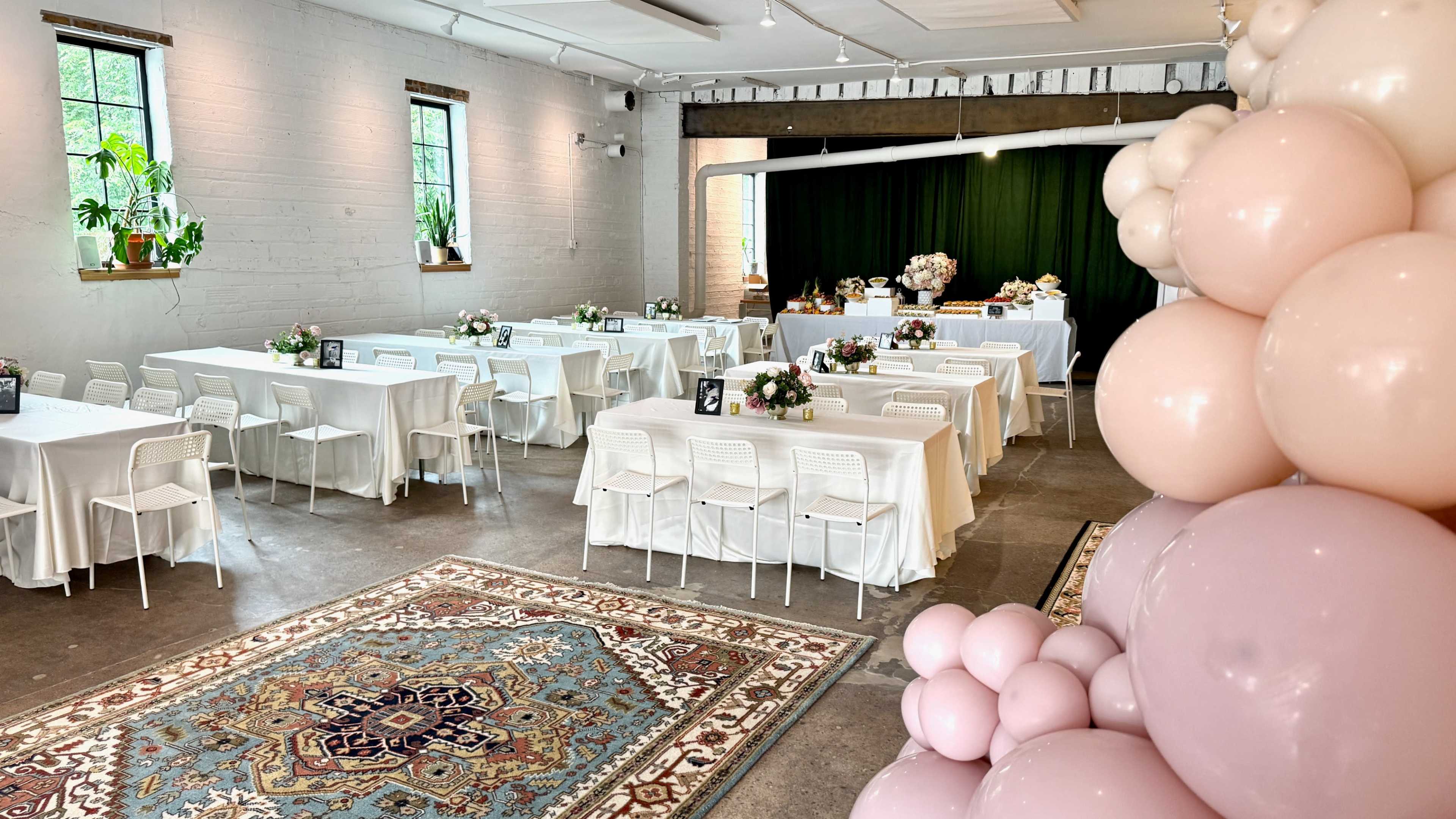 Versatile Studio with Lounge, Tables, & Seating | Perfect for Showers & Receptions Image in Riverview, Saint Paul, MN