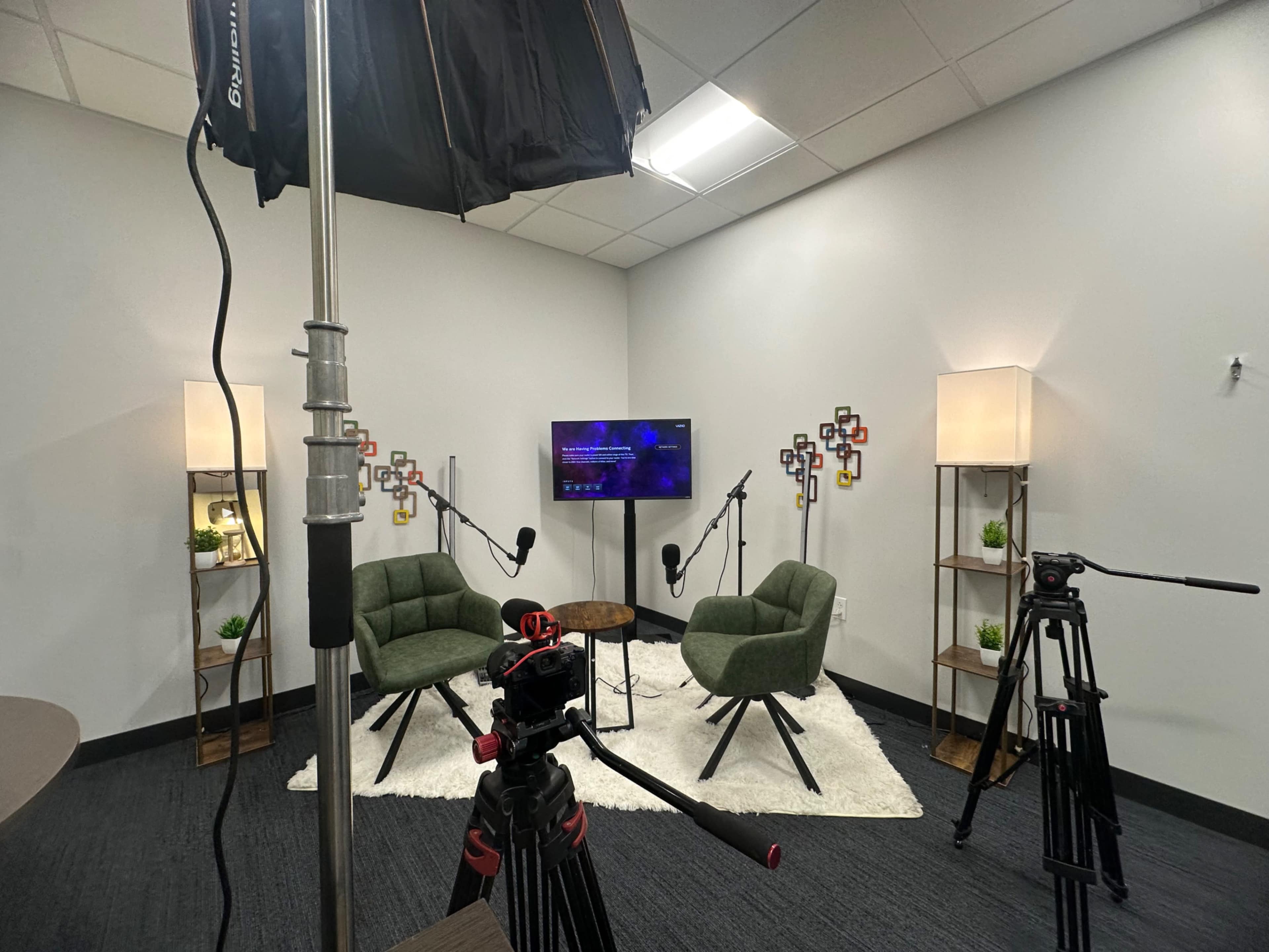 Video Podcast recording studio Image in Central Business District, New Orleans, LA